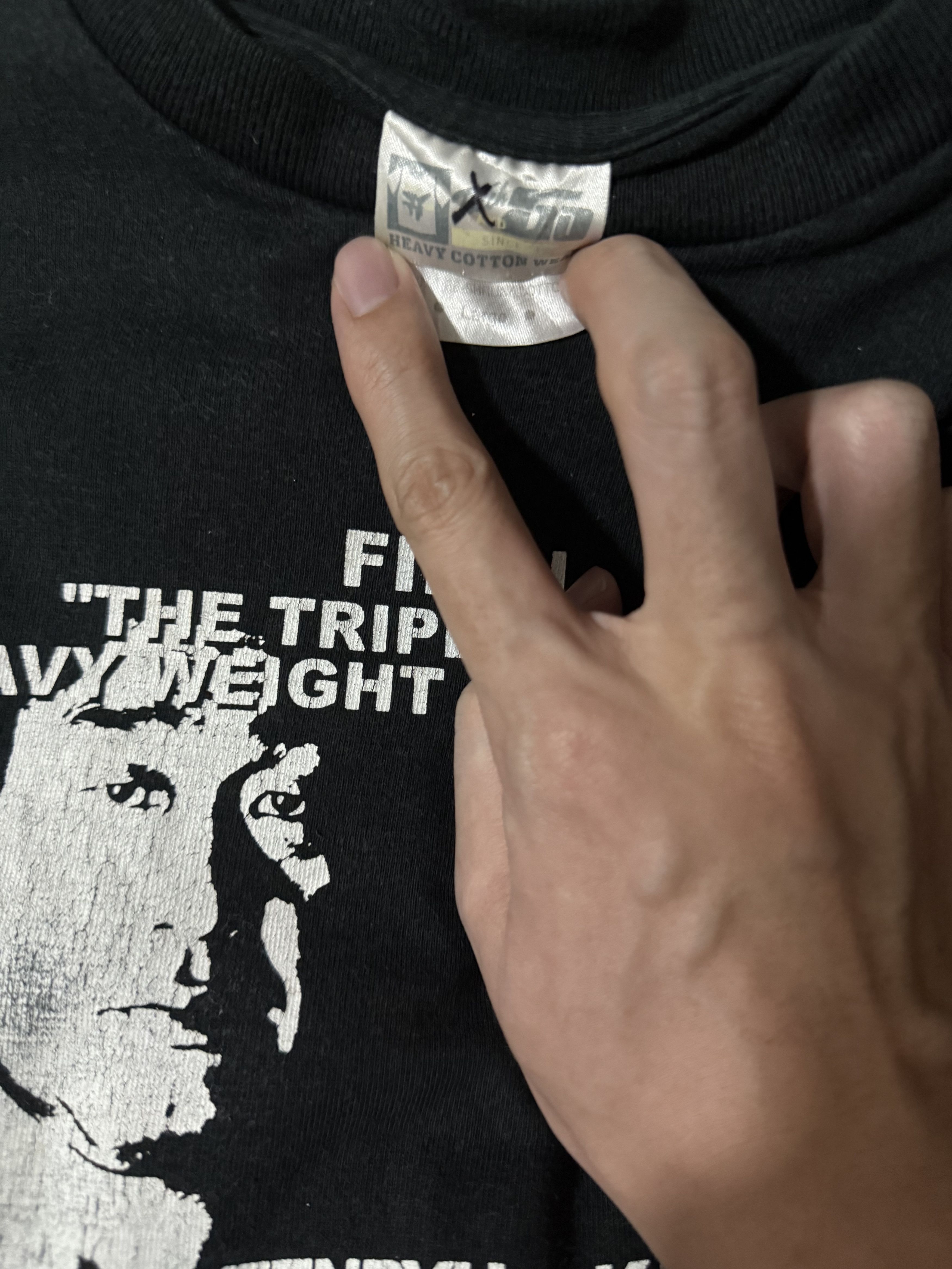 Vintage Vintage 2000s AJPW Triple Crown Tenryu vs Mutoh 2002 T-Shirt Size US L / EU 52-54 / 3 - 5 Thumbnail