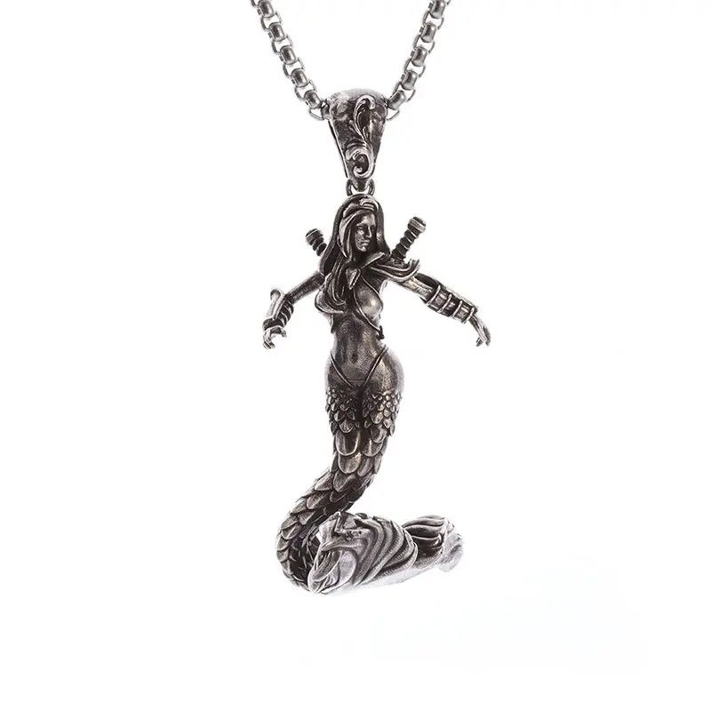 Jewelry Mermaid Pendant Necklace Size ONE SIZE - 5 Thumbnail