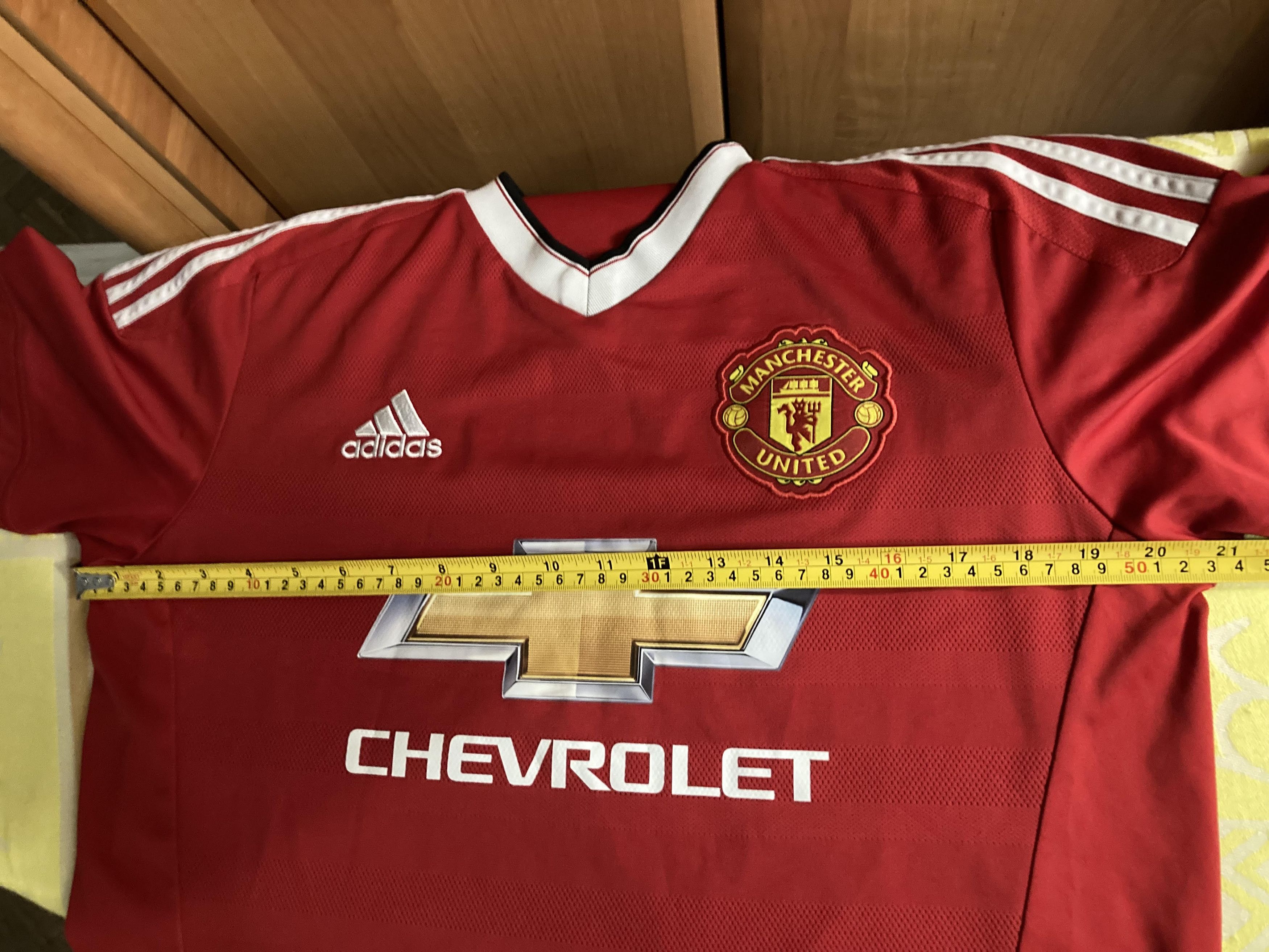 Adidas Adidas Manchester United Authentic Home Jersey 2015/16 Size US M / EU 48-50 / 2 - 10 Thumbnail