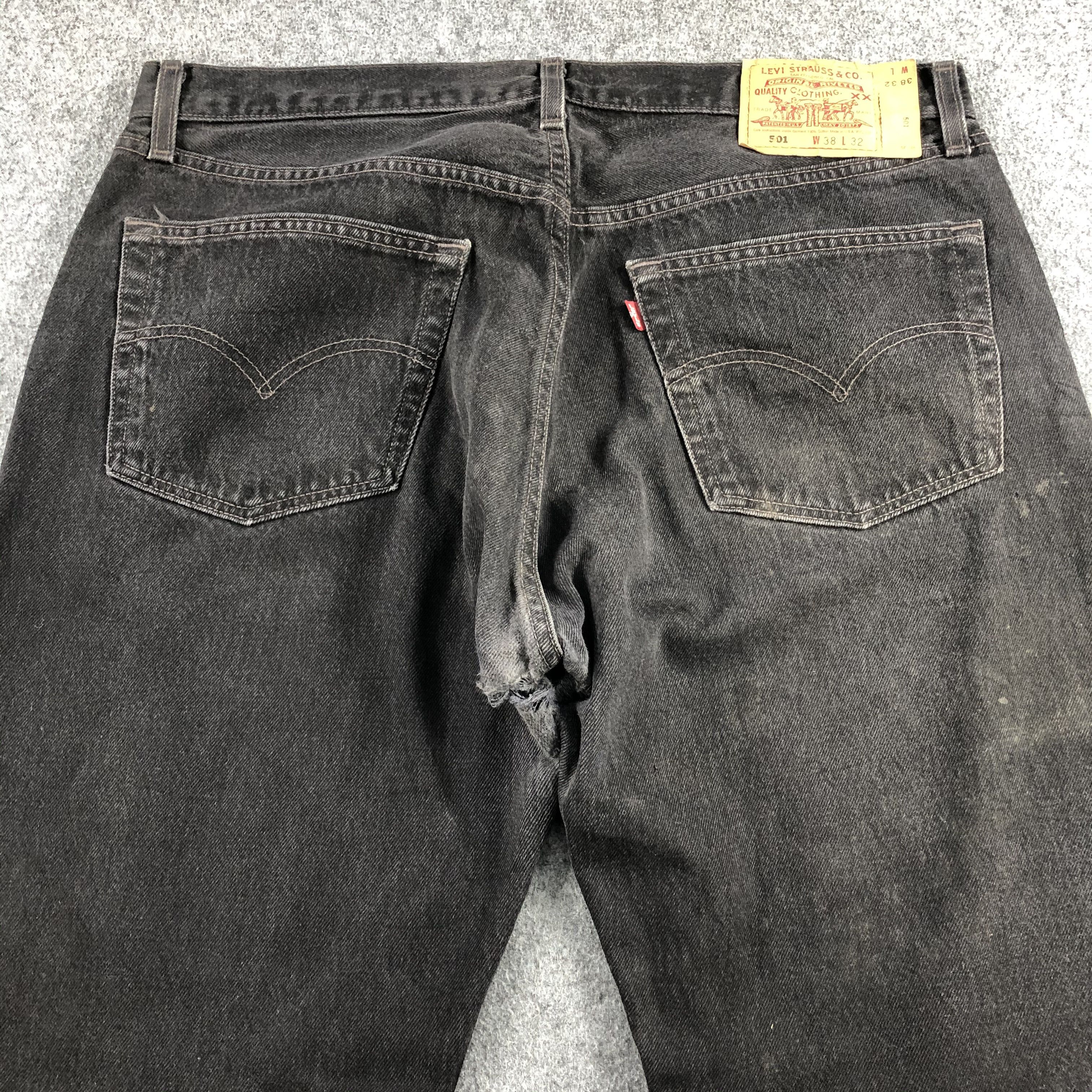Levi's 90s Vintage Levis 501 Earth Tone Jeans-J1570 Size US 37 - 4 Thumbnail