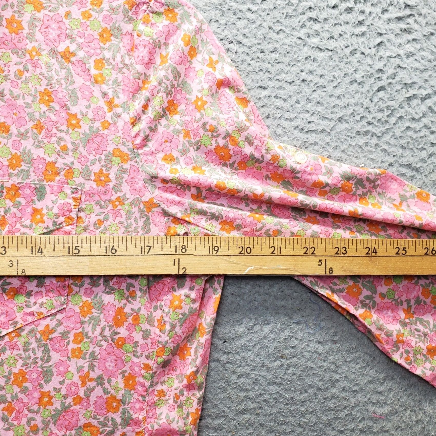 Izod IZOD Shirt Womens PL Multi Floral Long Sleeve Button Up Size L / US 10 / IT 46 - 4 Thumbnail