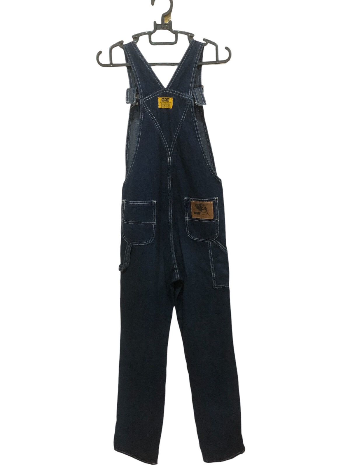 Japanese Brand Cosmo Indigo Denim Overall Size 28" / US 6 / IT 42 - 5 Thumbnail