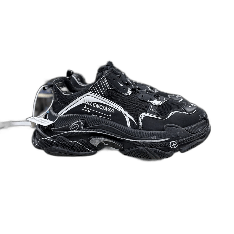 Balenciaga Balenciaga Triple Sneakers in Black Color-2506 Size US 7 / IT 37 - 1 Thumbnail