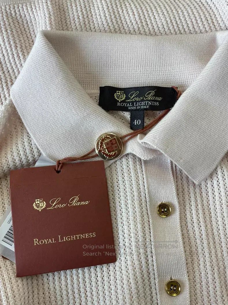 Loro Piana Loro Piana Pink Wool Collar Short Sleeve Size XS / US 0-2 / IT 36-38 - 4 Thumbnail