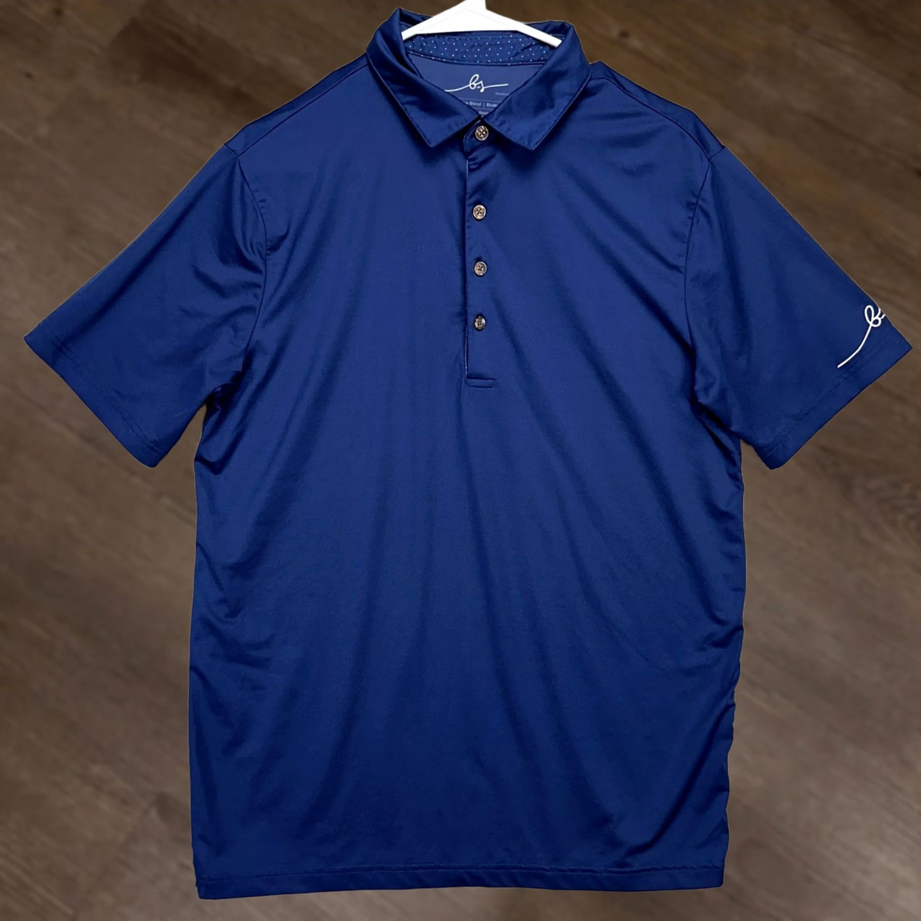 Vintage Boston Scott Polo Shirt Mens Golf Short Sleeve Blue Medium Size US M / EU 48-50 / 2 - 1 Thumbnail