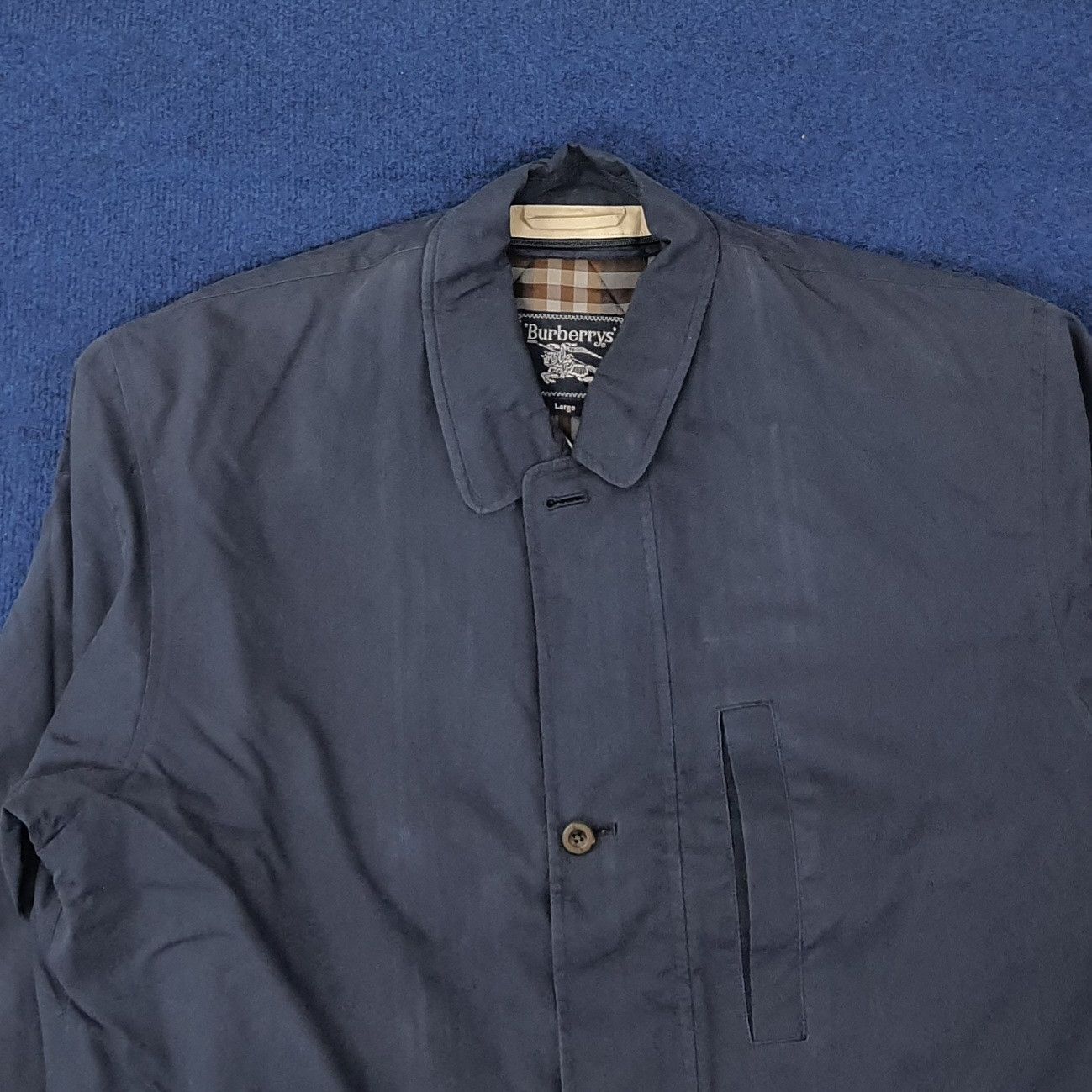 Burberry Vintage Burberrys Designer Custom Logo Jacket C246N25 Size US L / EU 52-54 / 3 - 2 Thumbnail