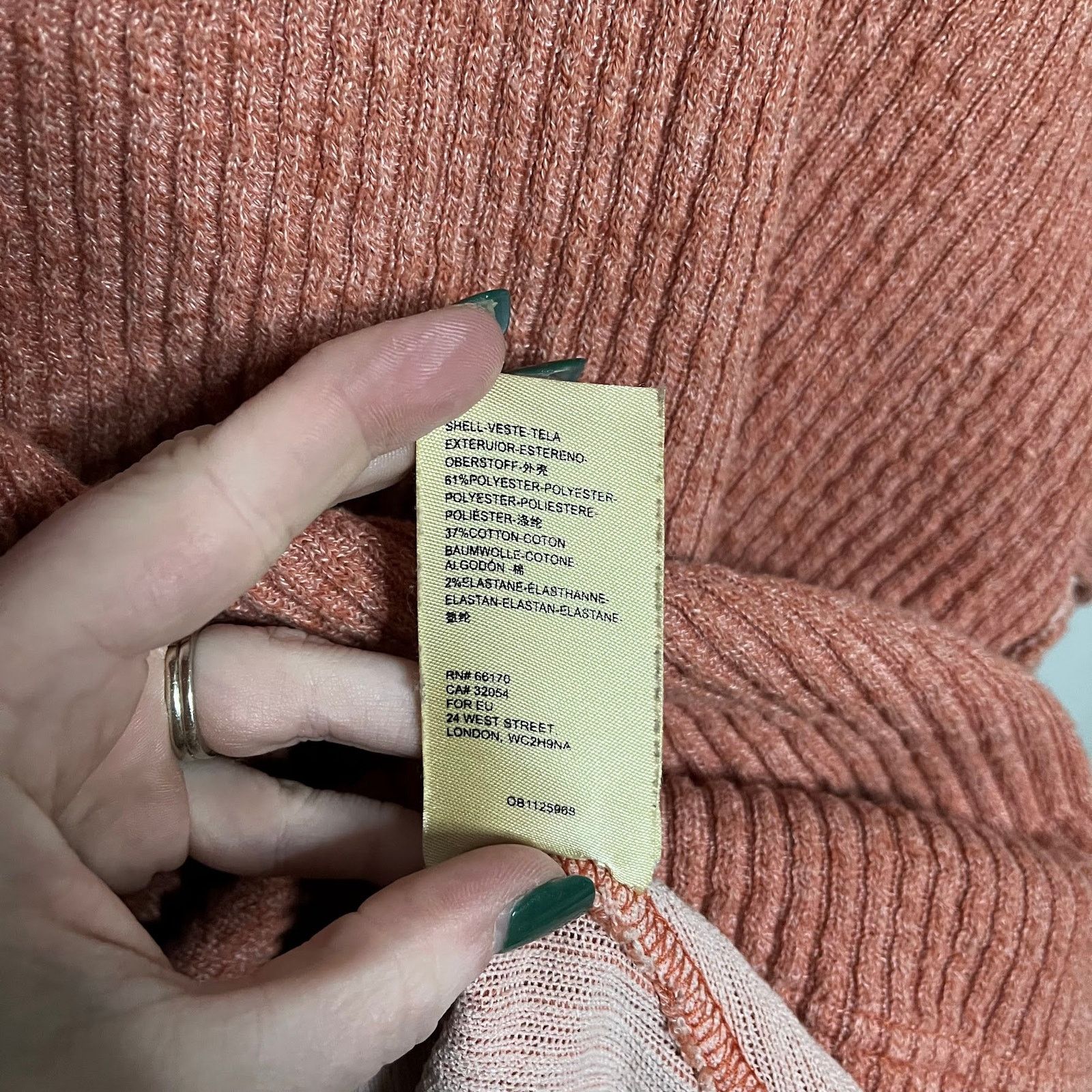 Free People Free People Mocha Brown Draped Oversized V-Neck Sweater - M Size M / US 6-8 / IT 42-44 - 5 Thumbnail