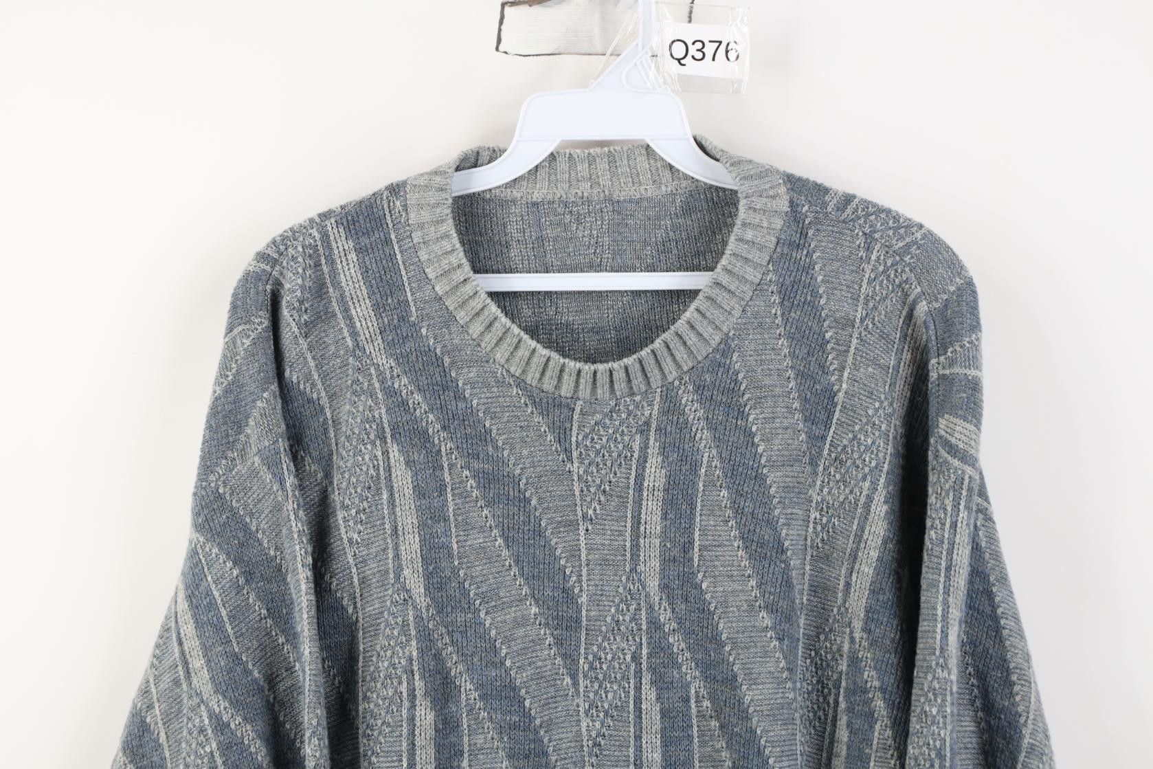 Vintage Vintage 90s Streetwear Ed Bassmaster Knit Crewneck Sweater Size US S / EU 44-46 / 1 - 2 Thumbnail