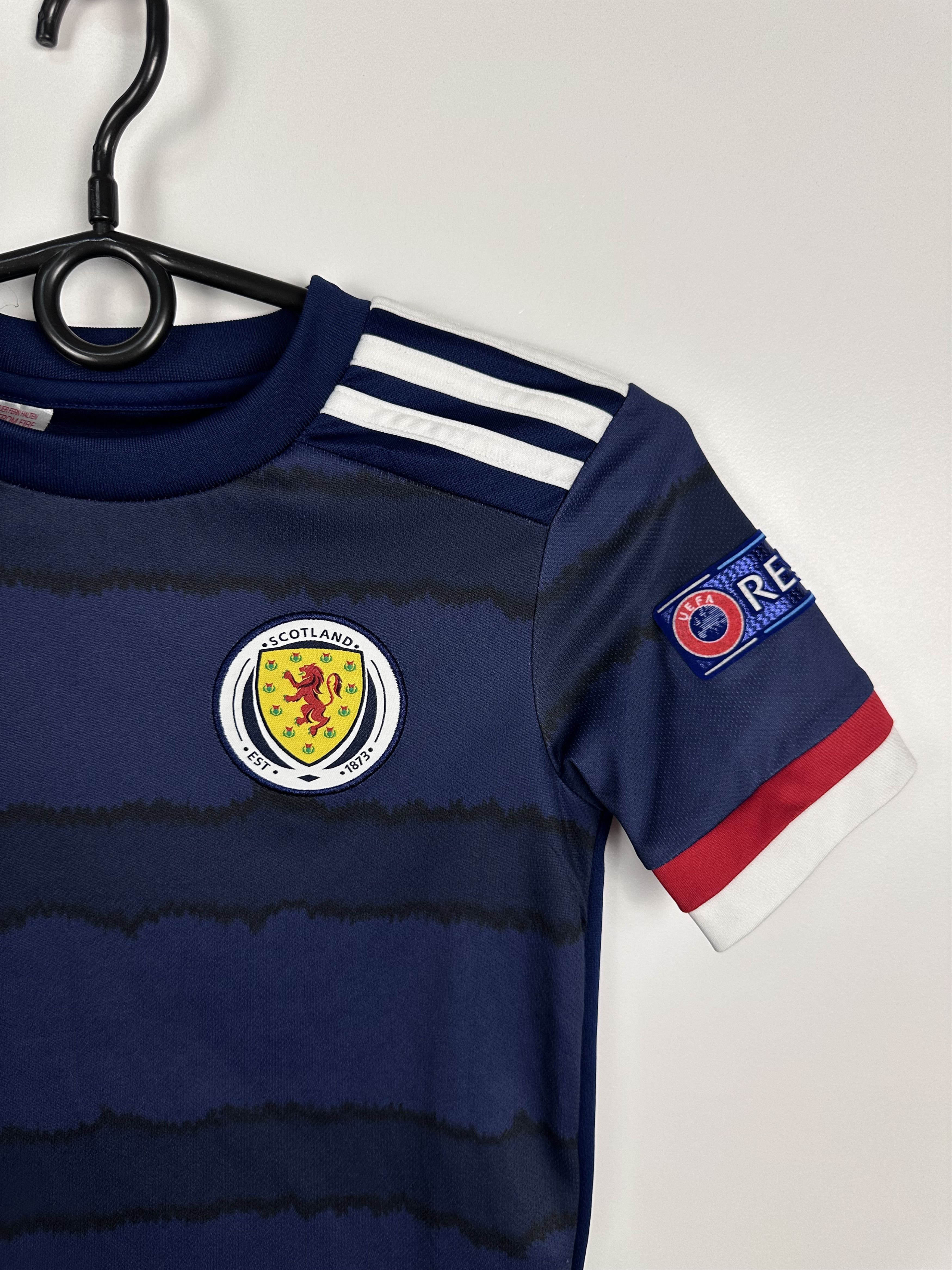 Adidas Scotland 2020 Football Shirt Soccer Jersey BOYS 7/8 Size US XXS / EU 40 - 2 Thumbnail