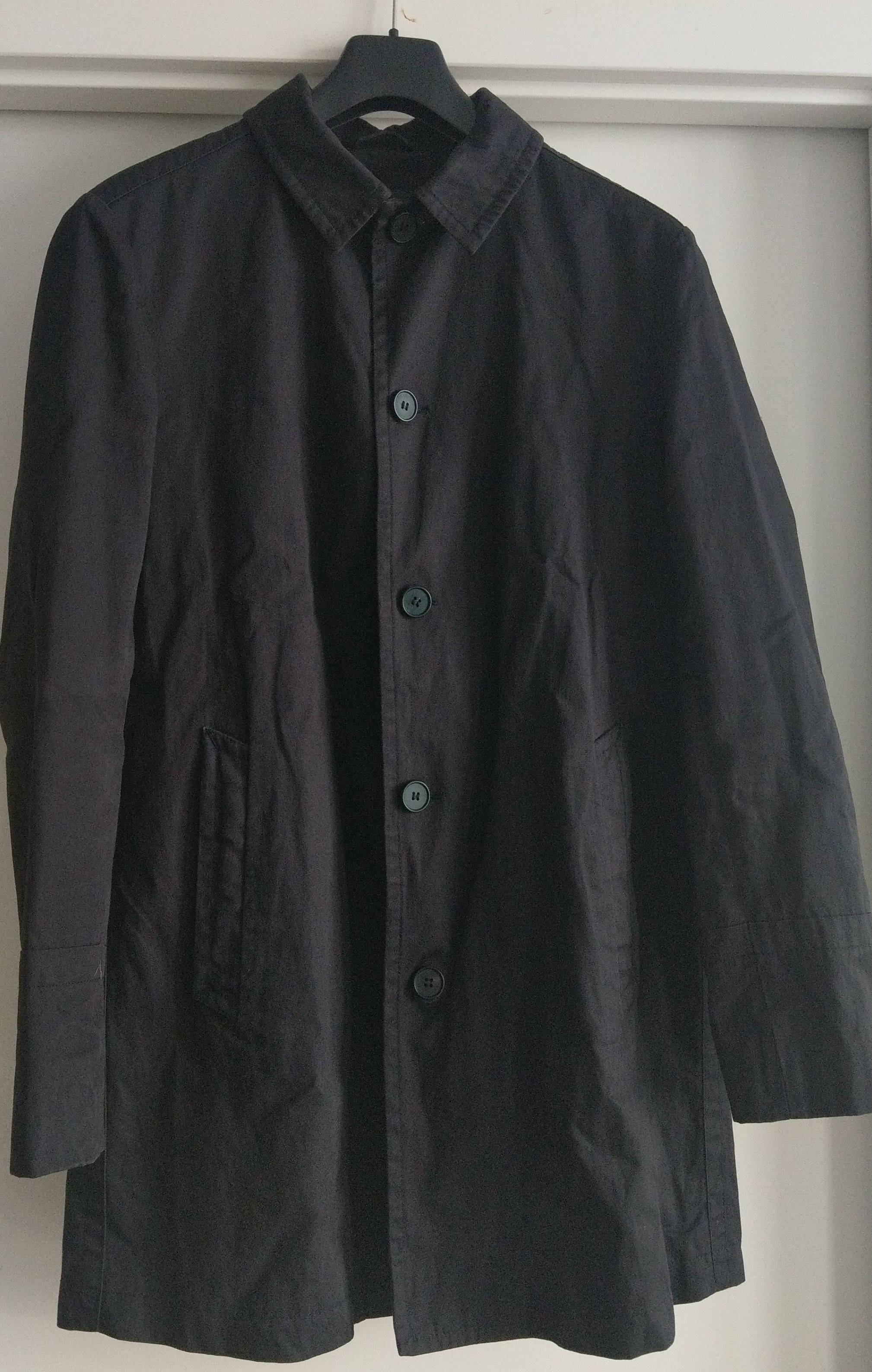 image of Allsaints Spitalfields Black Coat/jacket, Men's (Size Small)