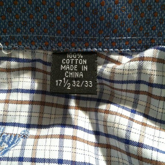 English Laundry ENGLISH LAUNDRY MENS COTTON CASUAL SHIRT SIZE: 17.5/32-33 Size US XL / EU 56 / 4 - 8 Thumbnail