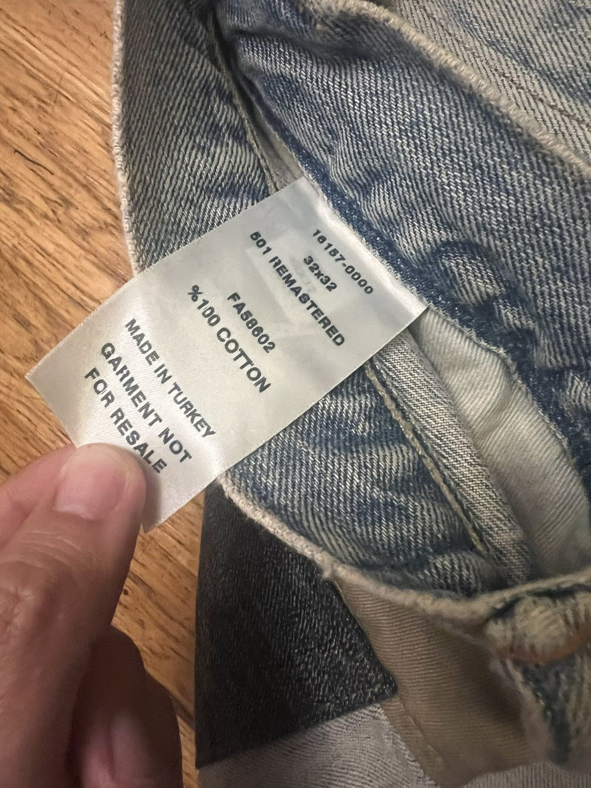 Levi's Levi’s 501 remastered rare denim jean 32x32 Size US 32 / EU 48 - 4 Thumbnail