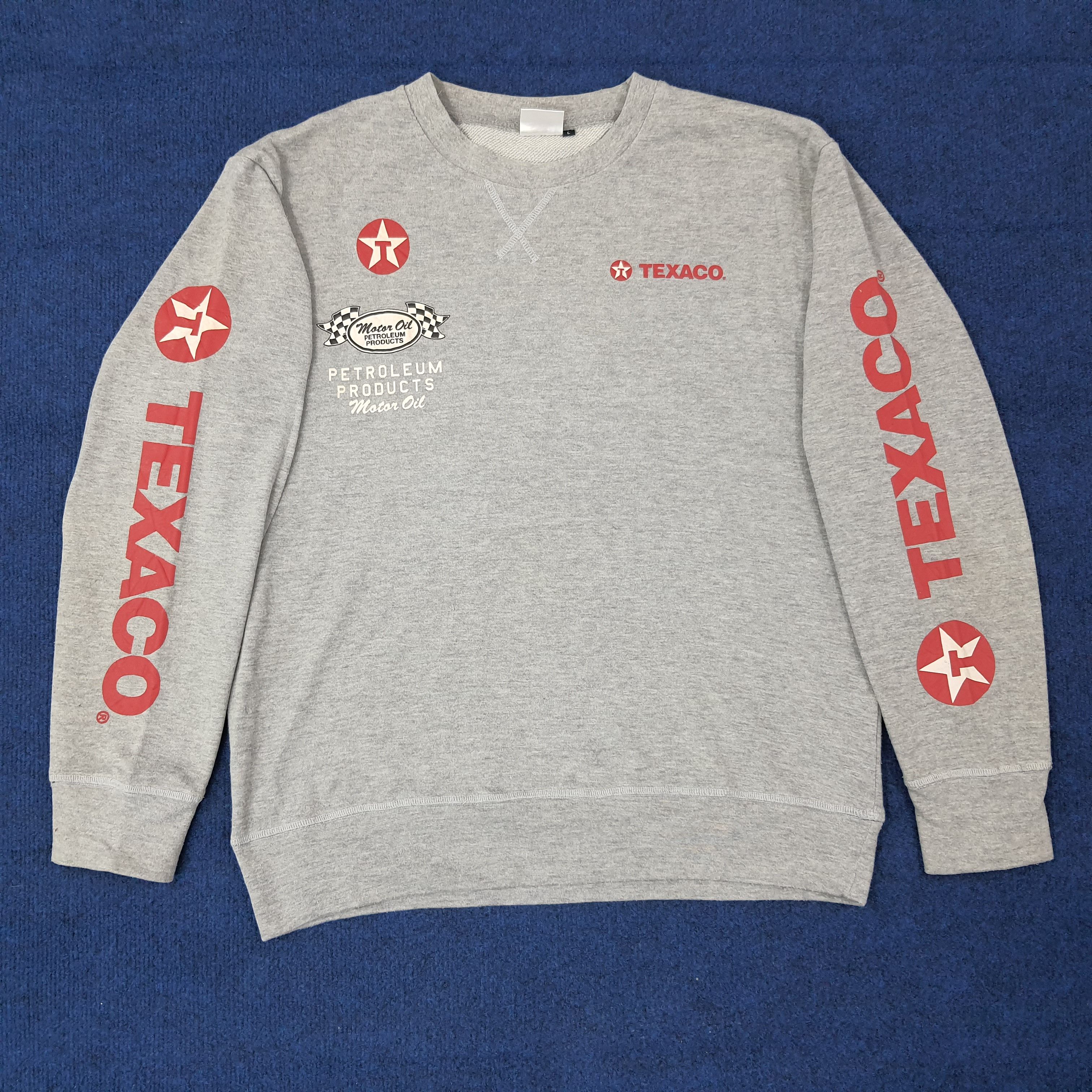 Vintage Vintage TEXACO American Oil and Gas Sweatshirt C266N8 Size US M / EU 48-50 / 2 - 1 Thumbnail