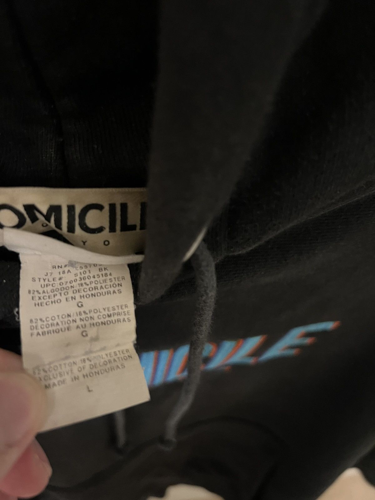 DOMICILE TOKYO Domicile Tokyo Logo Hoodie Size US L / EU 52-54 / 3 - 6 Thumbnail