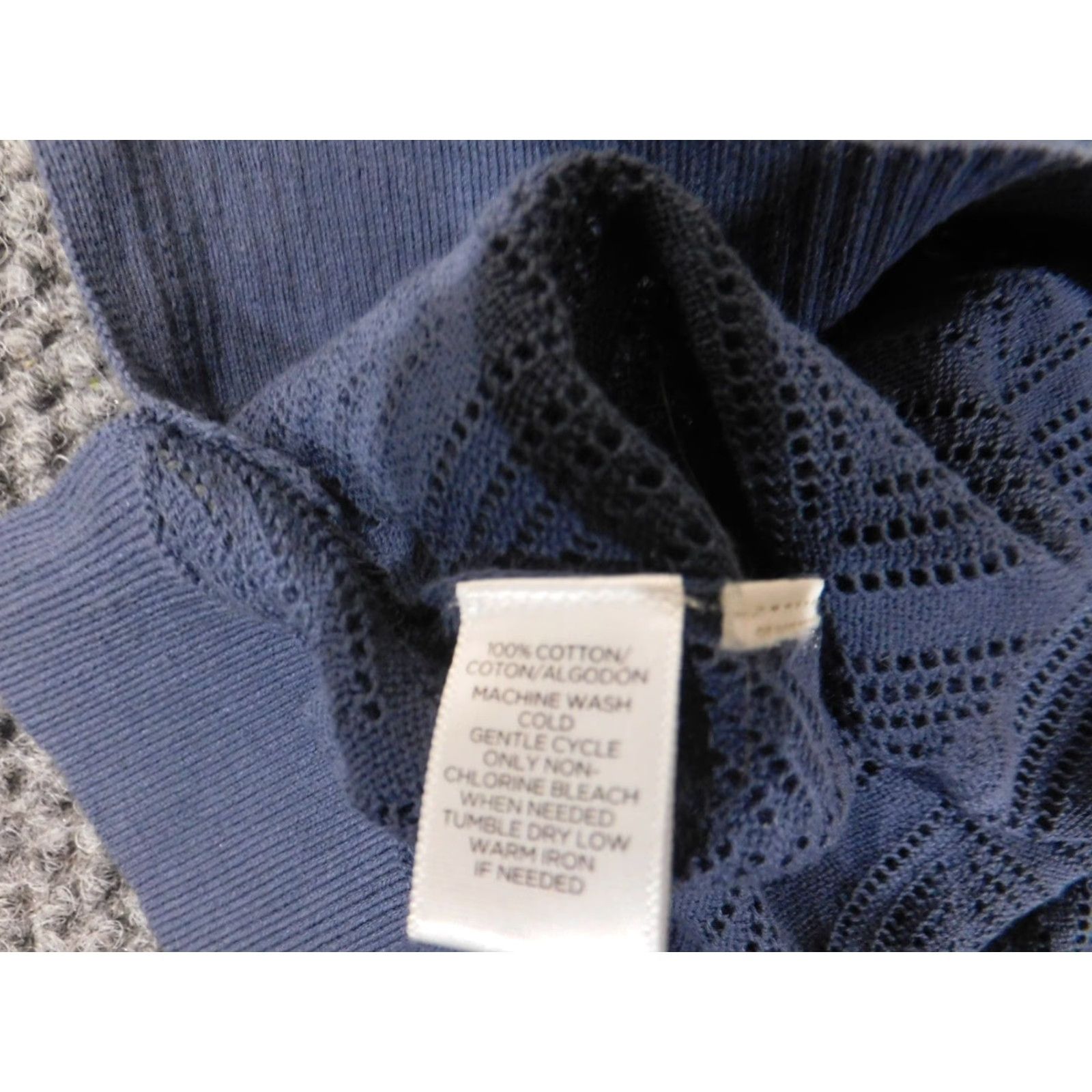 Loft LOFT Sweater Pullover Long Sleeve Crew Neck Women Regular Cotton Knit Blue L Modern Design Stretch Crewneck Casual Size L / US 10 / IT 46 - 7 Thumbnail