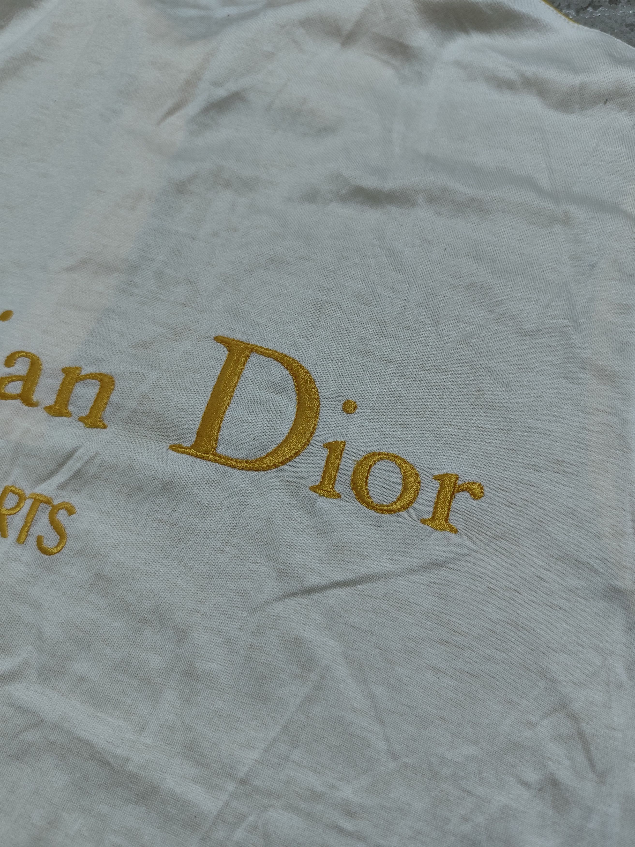 Christian Dior Monsieur VINTAGE CHRISTIAN DIOR SPORTS POLO BIG LOGO EMBROID Size L / US 10 / IT 46 - 10 Thumbnail