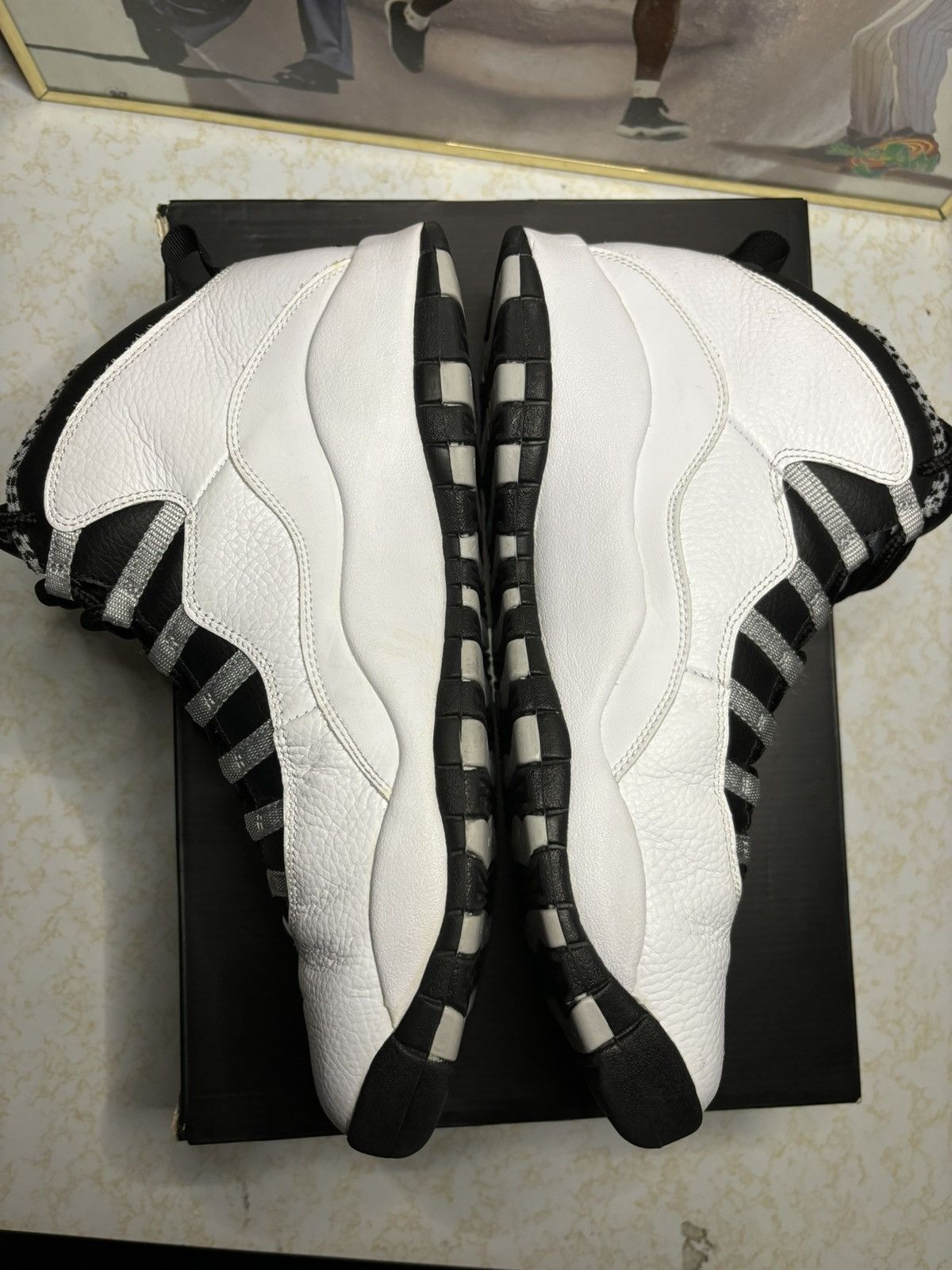 Jordan Brand Air Jordan 10 Retro 2013 Steel 2013 Size US 11.5 / EU 44-45 - 3 Thumbnail