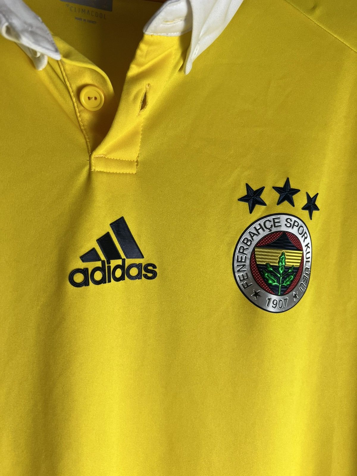 Adidas Adidas 2017 FC Fenerbahce Away Soccer Jersey Football Shirt Size US L / EU 52-54 / 3 - 3 Thumbnail