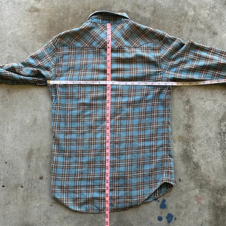 RRL Ralph Lauren RRL Ralph Lauren Double RL Plaid Flannel Button Shirt Size US S / EU 44-46 / 1 - 9 Thumbnail