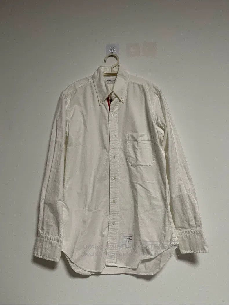 Thom Browne Thom Browne White Shirt Size US S / EU 44-46 / 1 - 1 Thumbnail