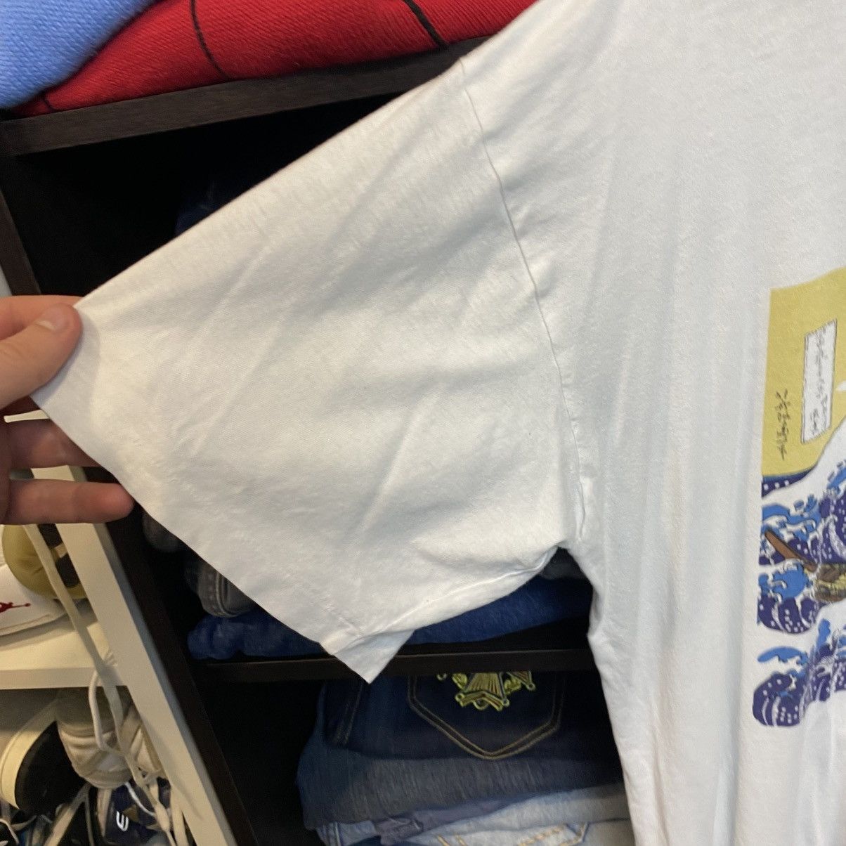 Other Vintage Hokusai Big graphic Logo designer 90’s tee size L Size US L / EU 52-54 / 3 - 4 Thumbnail