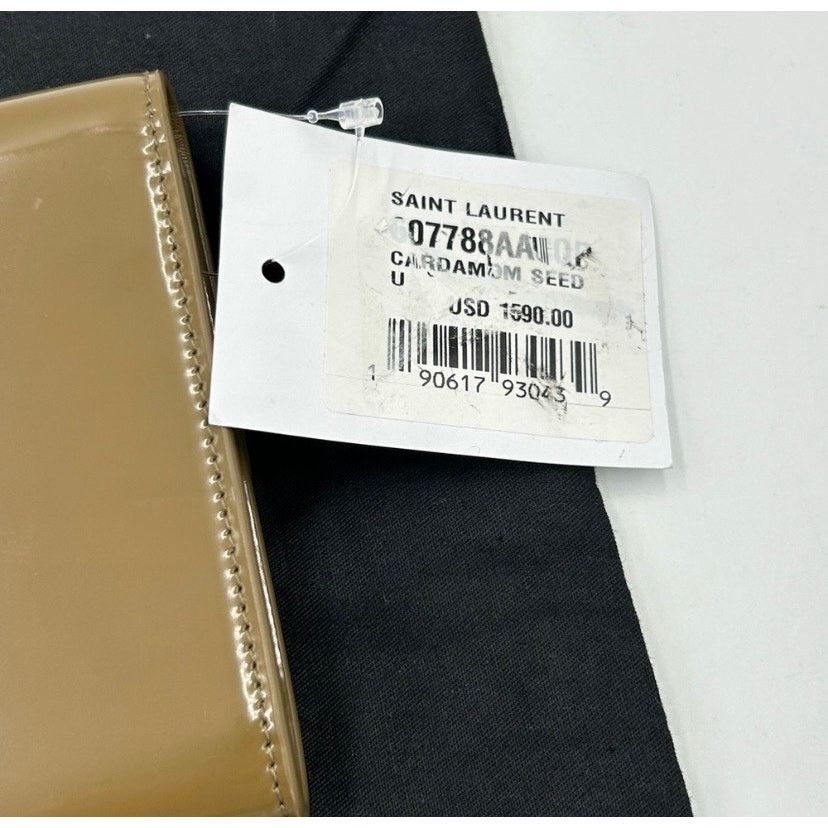 Yves Saint Laurent Saint Laurent Ysl Tan Leather Clutch/chain wallet Size ONE SIZE - 5 Thumbnail