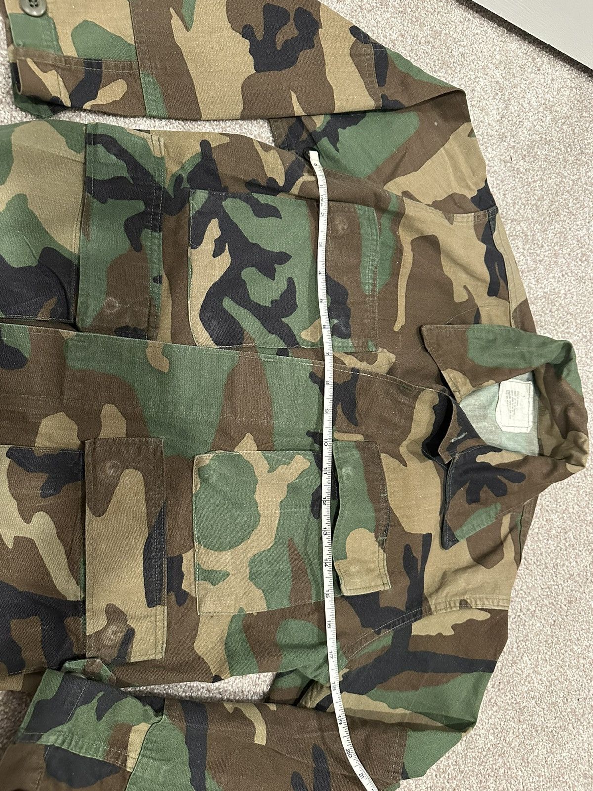 Vintage Vintage Military Camo Button Up Jacket Size US XXS / EU 40 - 7 Thumbnail