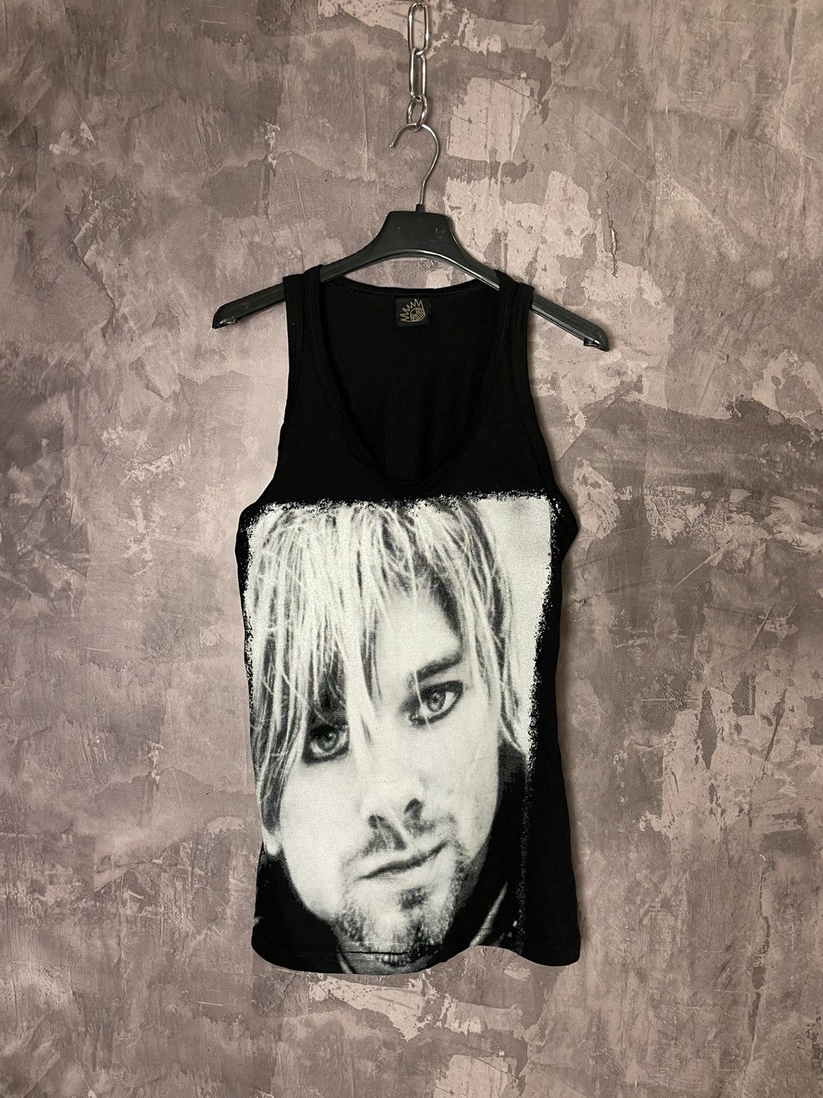 Band Tees × Vintage Vintage Y2K KURT COBAIN BAND TANK TOP ROCK GRUNGE HORROR 90s Size US M / EU 48-50 / 2 - 1 Thumbnail