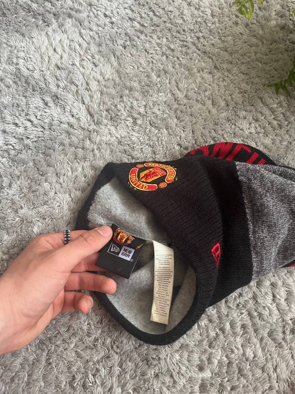 New Era Manchester United Hat New Era Vintage Soccer Logo Rare Size ONE SIZE - 9 Thumbnail