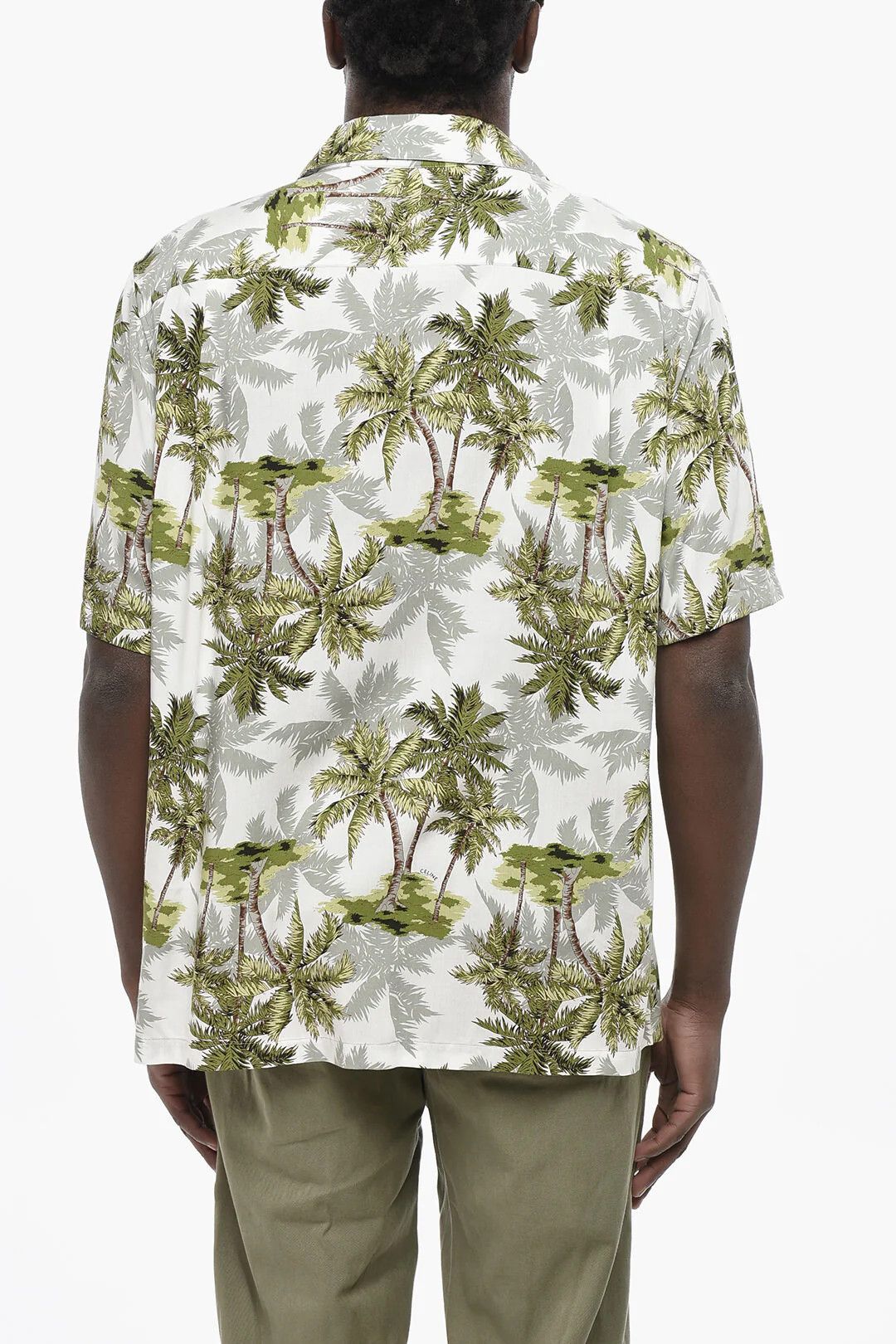 Celine og1mm0426 Short-Sleeve Shirt in White Size US S / EU 44-46 / 1 - 2 Thumbnail