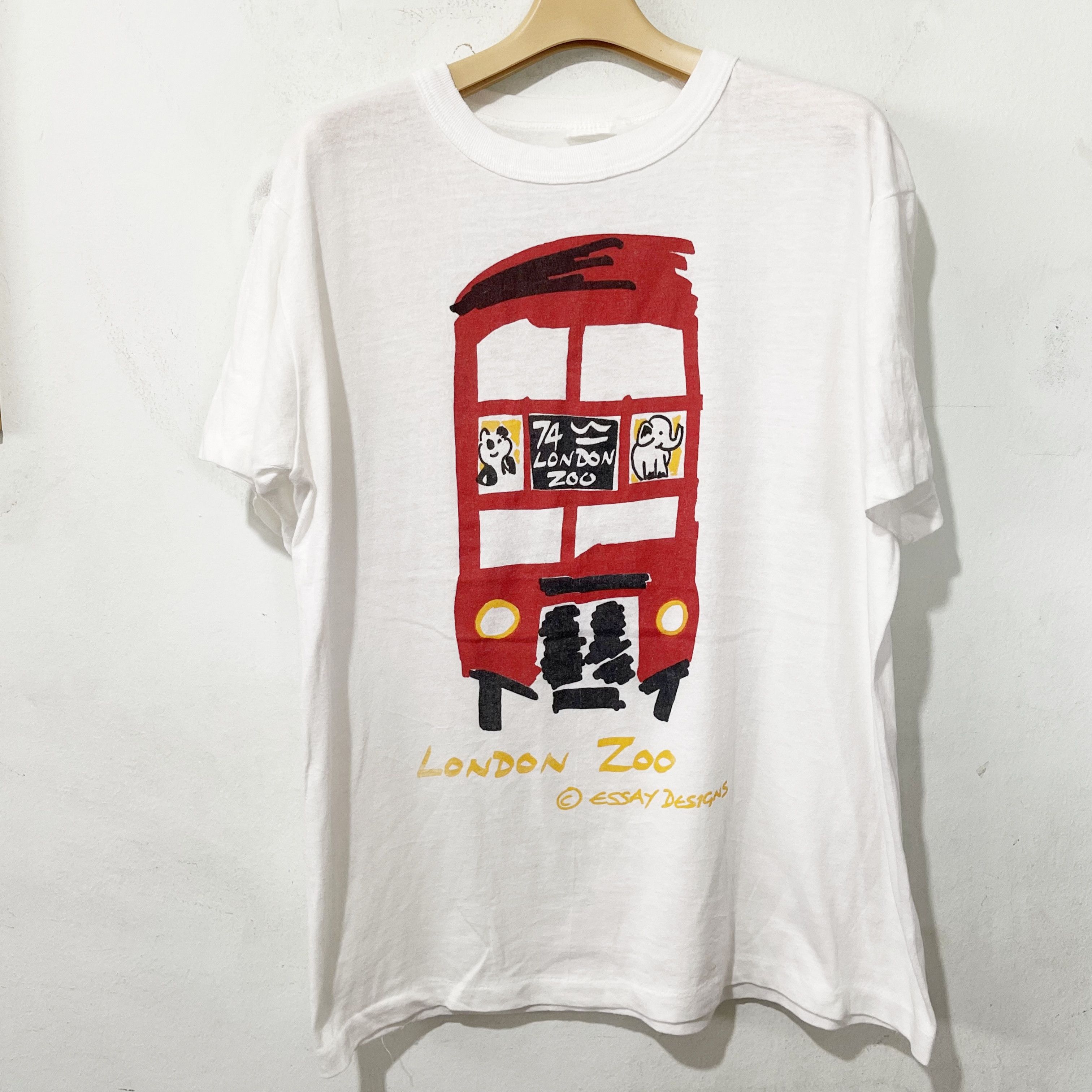 Vintage Vintage 90s London Zoo T-Shirt Size US M / EU 48-50 / 2 - 1 Thumbnail