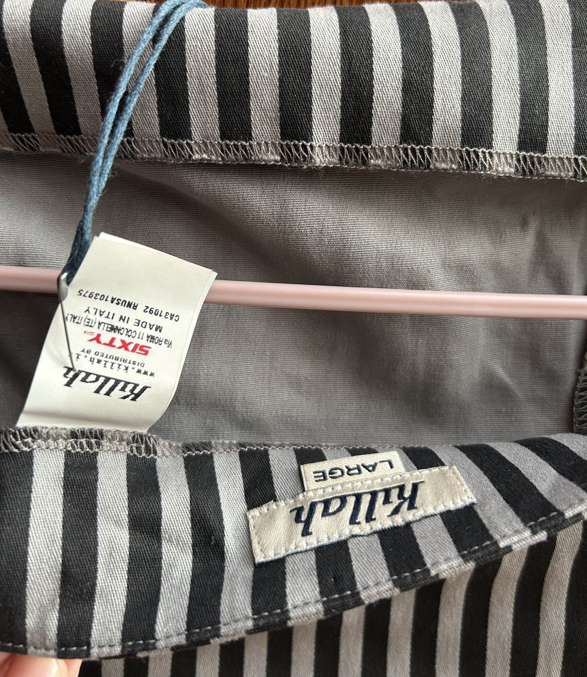 Miss Sixty × Vintage Y2k Killah Miss Sixty Pinstripes Strapless Mini Dress Size L / US 10 / IT 46 - 7 Thumbnail