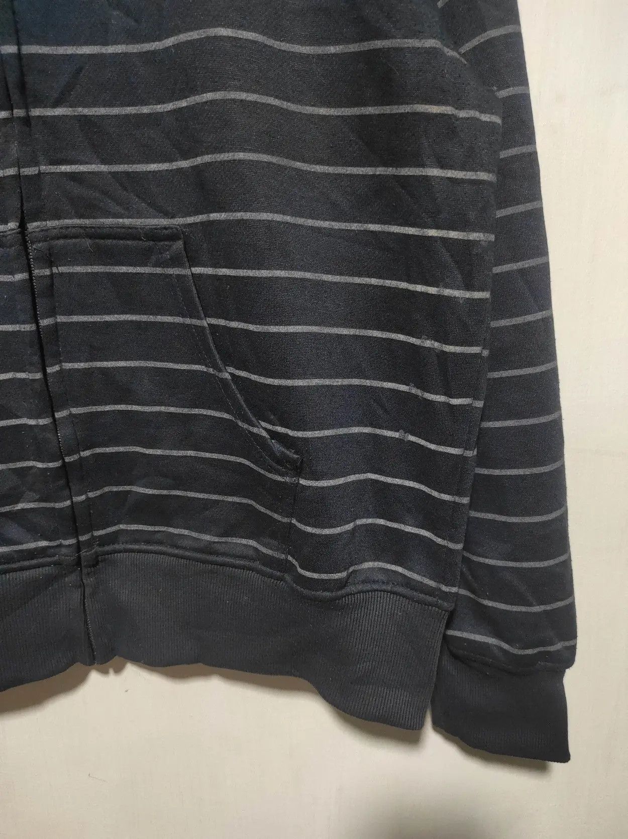 Japanese Brand Londoner Anporio Jeans stripe zip fur hoodie ifsix LGB style Size US L / EU 52-54 / 3 - 6 Thumbnail