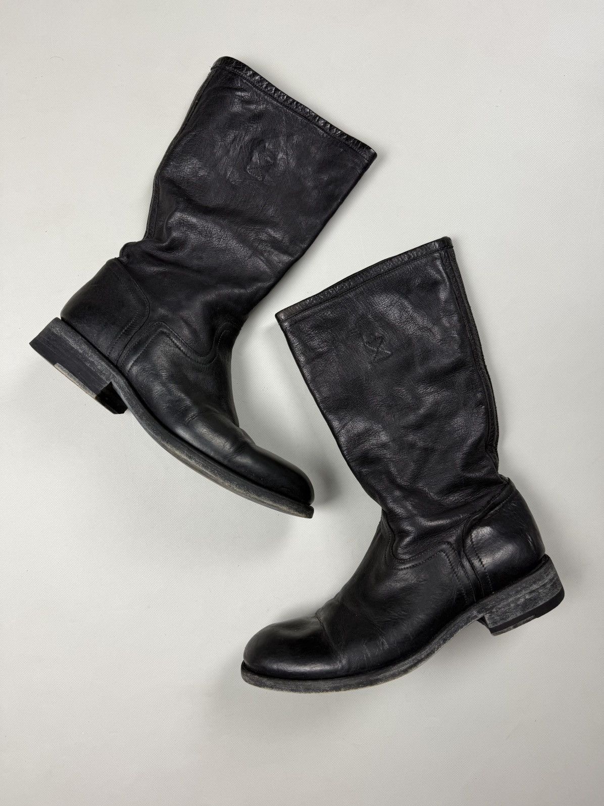 Jean Baptiste Rautureau Jean-Baptiste Rautureau Avant-Garde Leather Boots Shoes Size US 8 / EU 41 - 2 Thumbnail