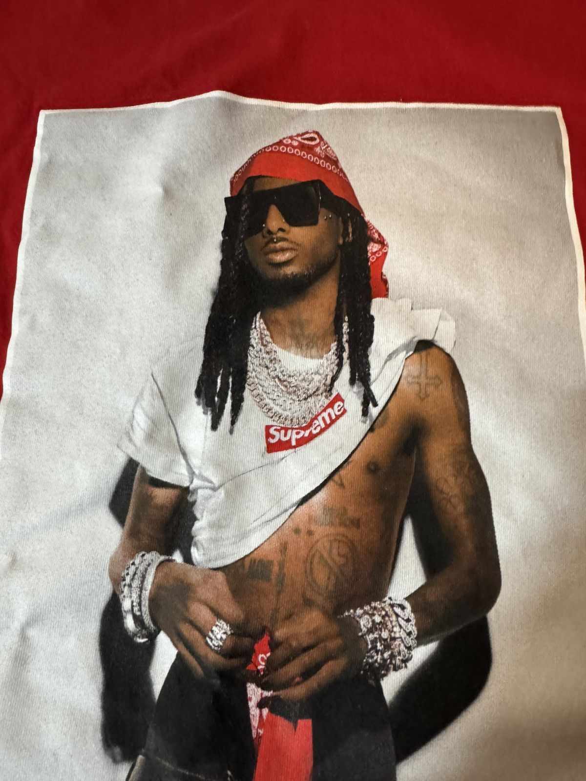 Supreme Supreme playboi carti photo tee Size US M / EU 48-50 / 2 - 4 Thumbnail