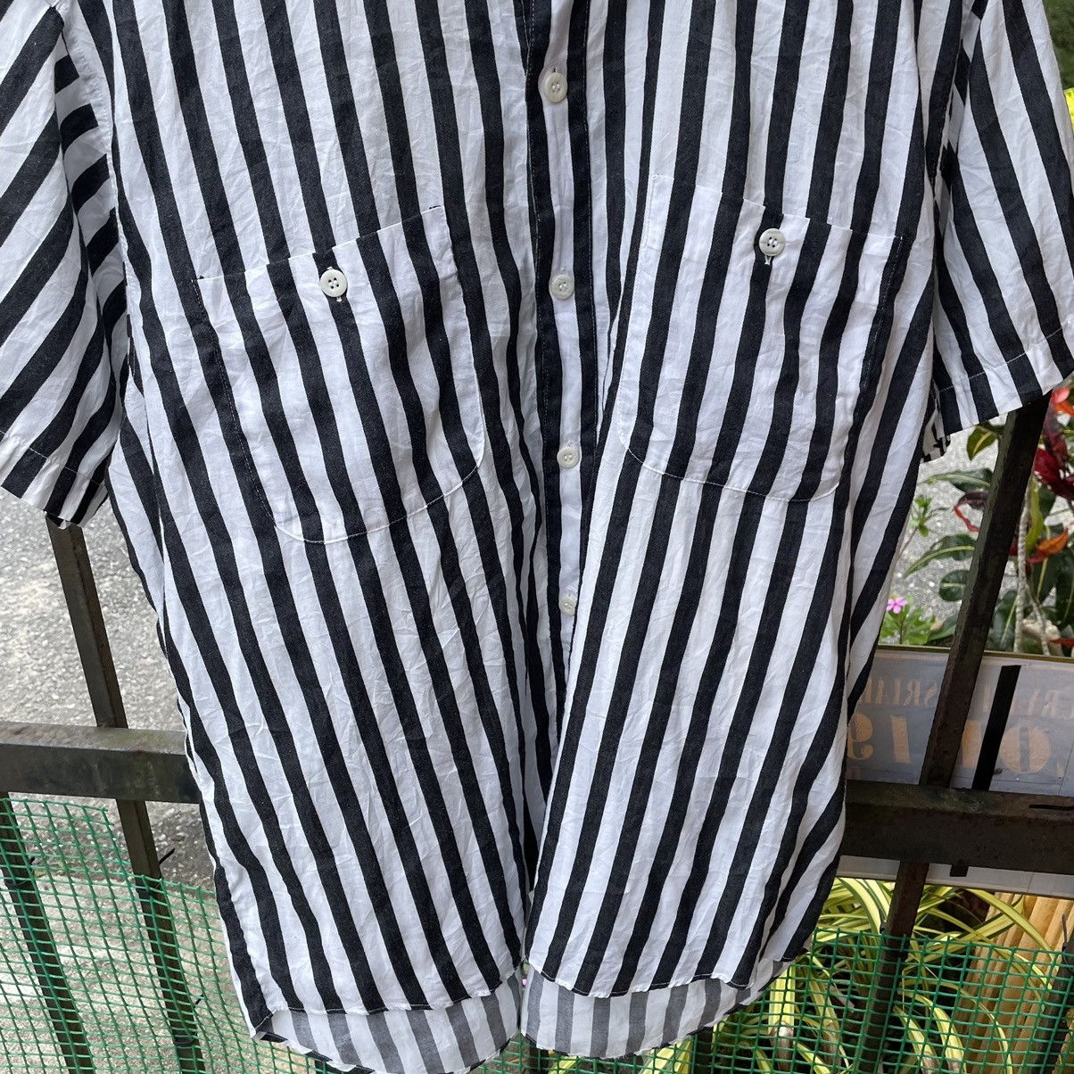 Japanese Brand × Vintage 🔥Vintage Candi Fantasi Double Pocket Striped Buttons Shirts Size US L / EU 52-54 / 3 - 5 Thumbnail