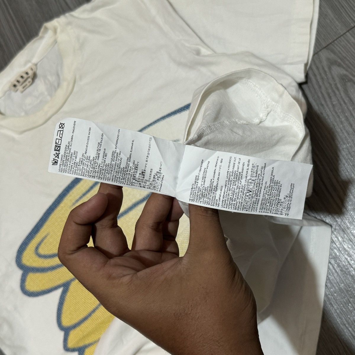 Marni Marni Tornado White T-Shirt Size US M / EU 48-50 / 2 - 5 Thumbnail