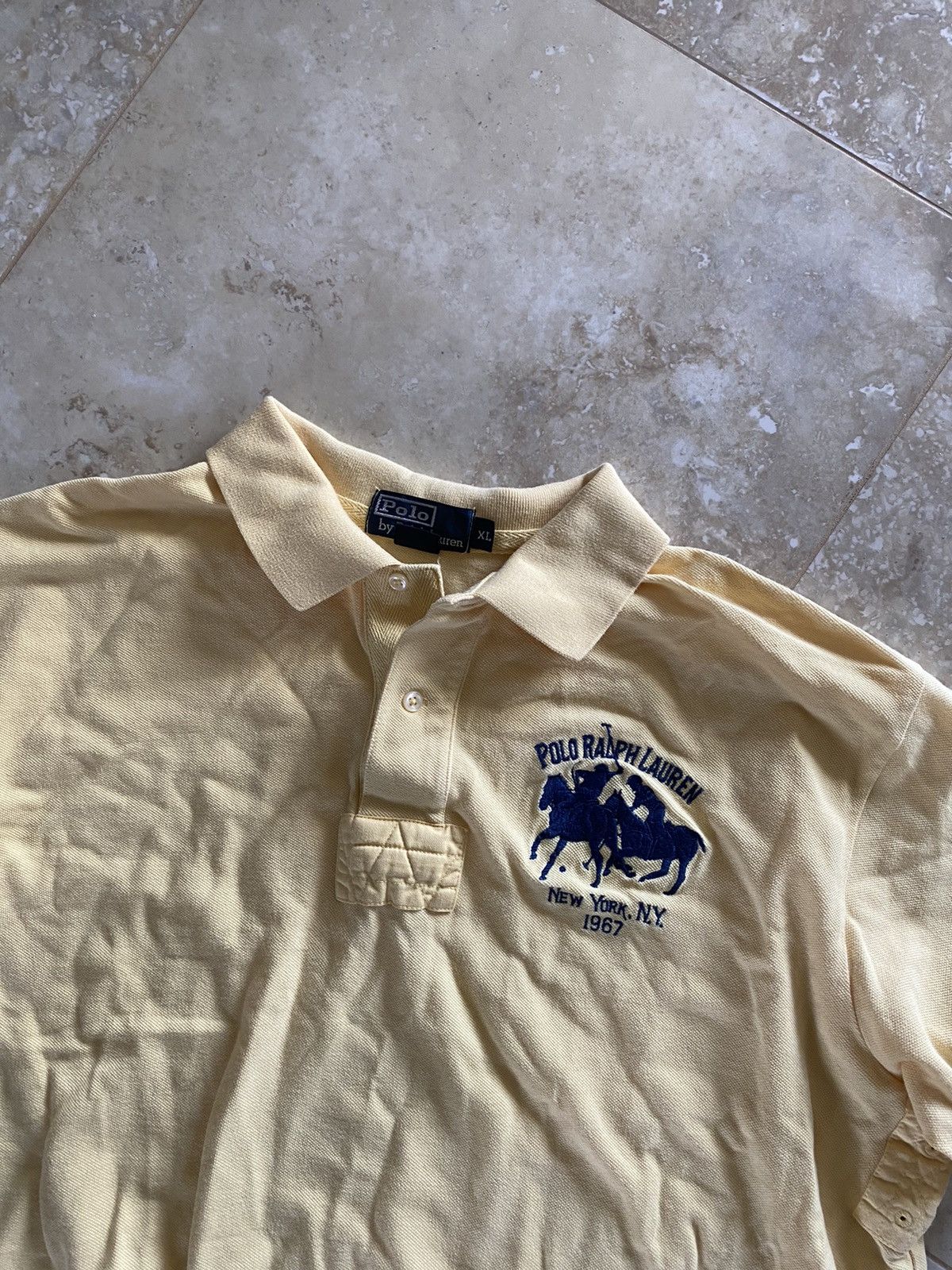 Polo Ralph Lauren Vintage Polo Ralph Lauren Big Logo Regby Polo #2 Big Pony Size US L / EU 52-54 / 3 - 3 Thumbnail