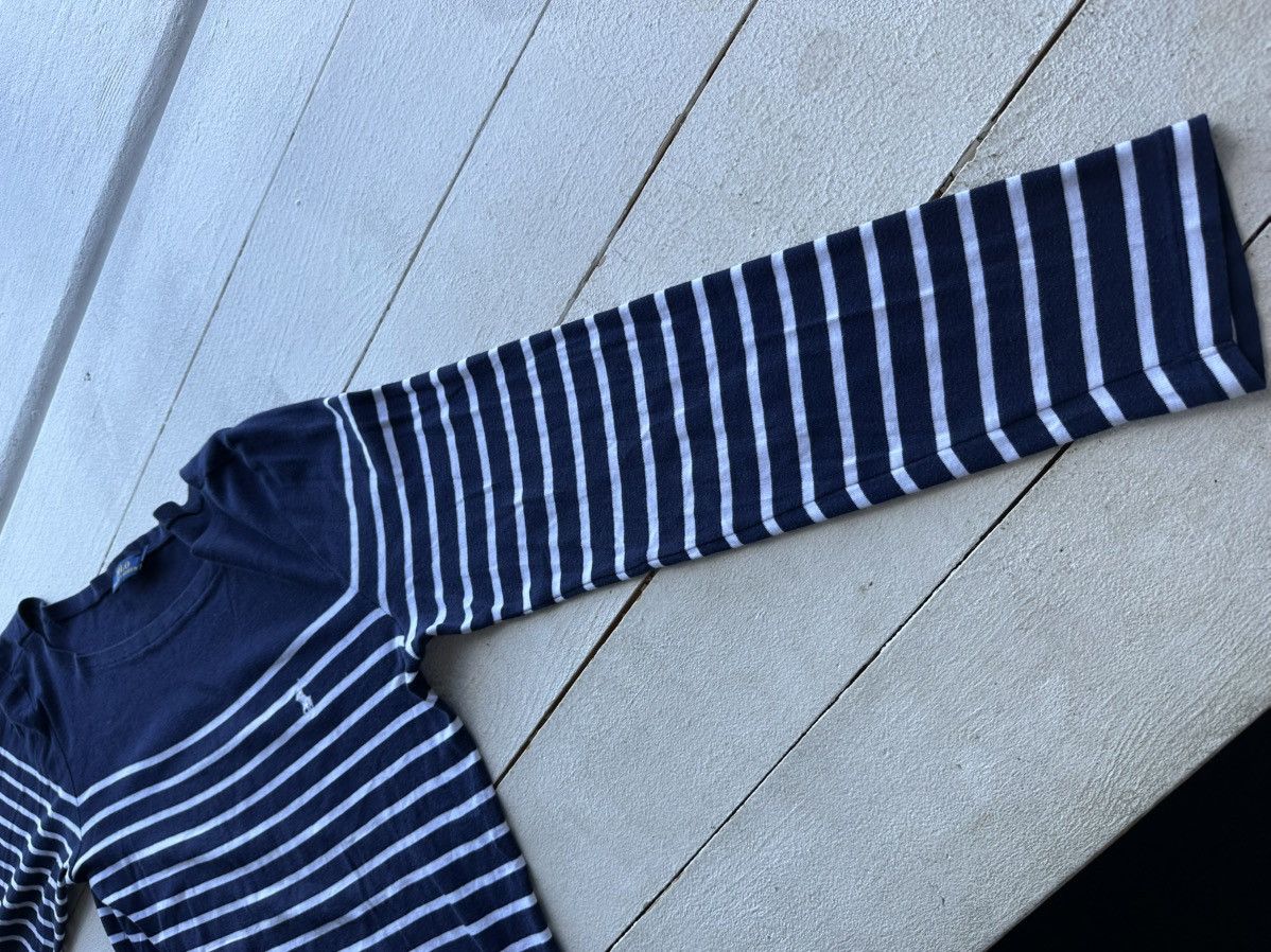 Ralph Lauren 🚨VNTG RALPH LAUREN MARINE STRIPED LONGSLEEVE TANK TOP Size XL / US 12-14 / IT 48-50 - 2 Thumbnail