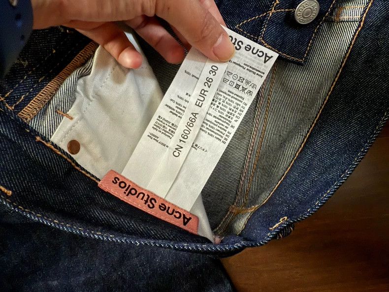 Acne Studios acne studios Original ox jeans 2506-Nextarrow Size US 26 / EU 42 - 5 Thumbnail