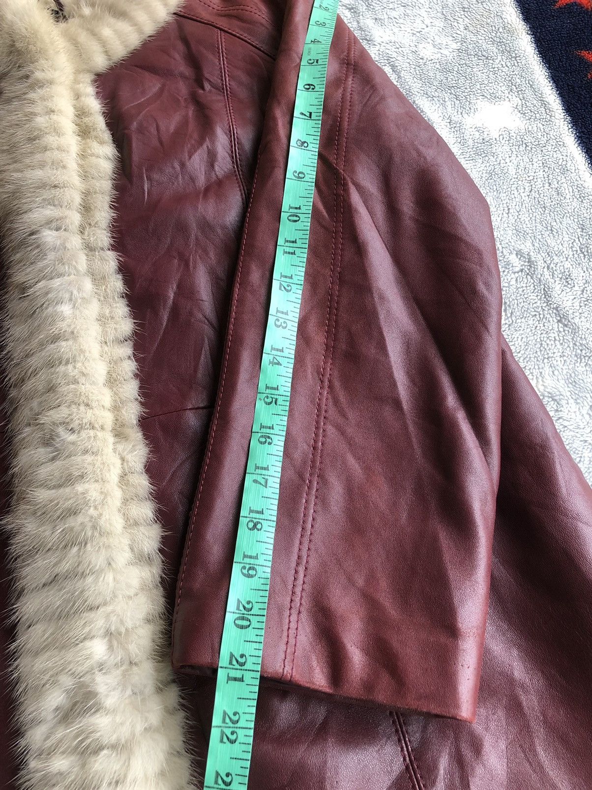 Japanese Brand Vintage Wolf Fur Leather Sheepskin Coat Jacket Size M / US 6-8 / IT 42-44 - 15 Thumbnail