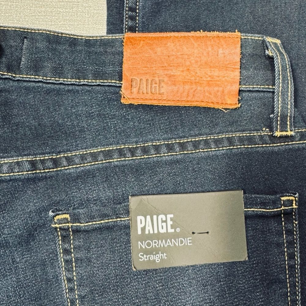 Paige NWT New $199 Paige Transcend Normandie Straight Jean Size 2 Size US 29 - 7 Thumbnail