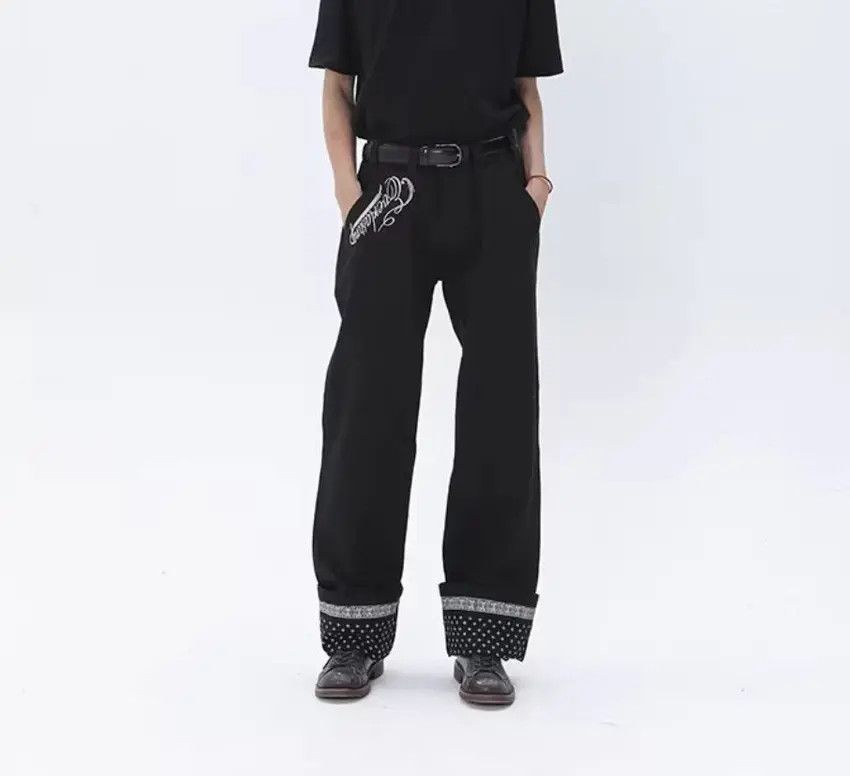Designer × Japanese Brand Vintage hip-hop street vibe relaxed lounge trousers Size US 31 - 1 Thumbnail