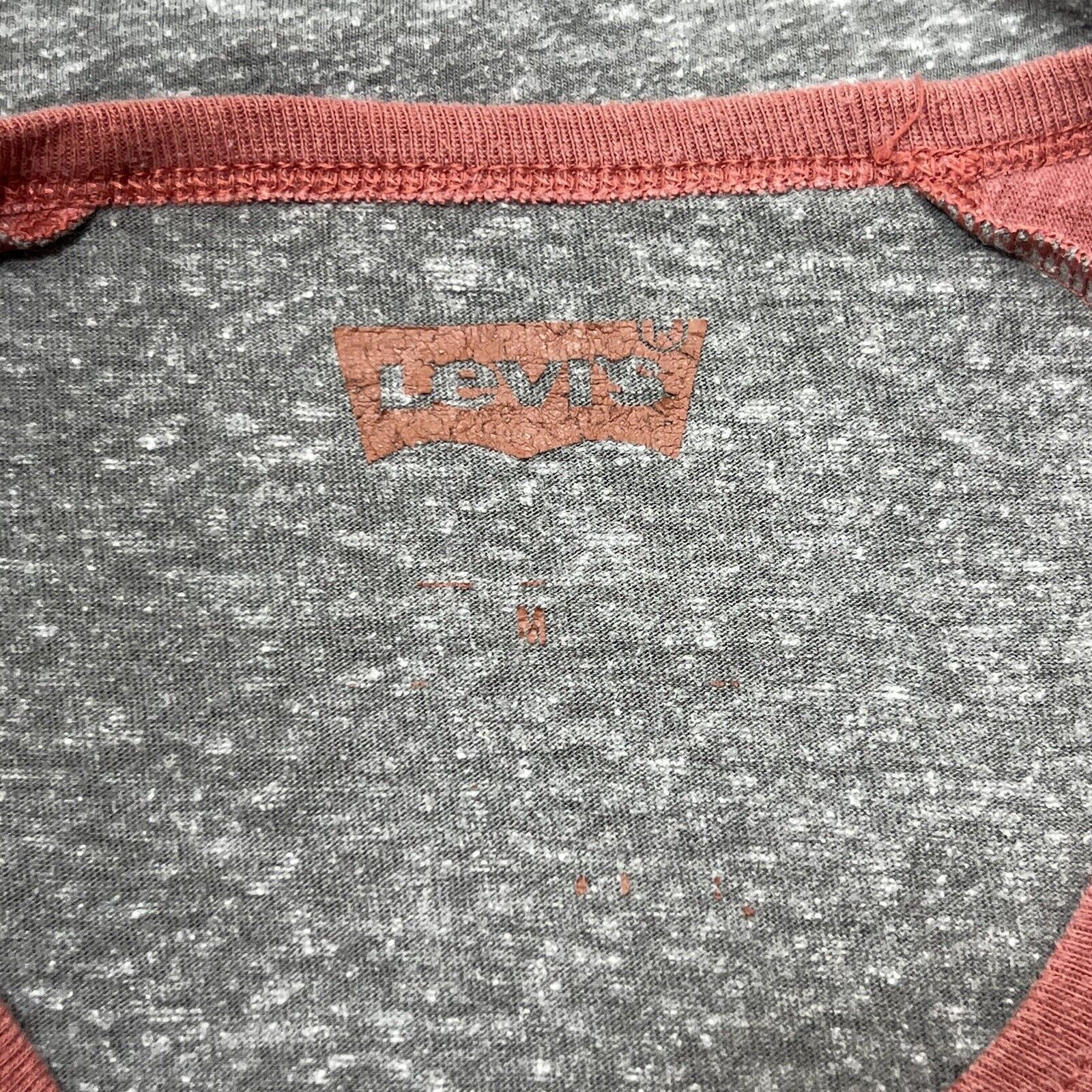 Levi's Levi's Medium Gray Floral Patterned Logo Graphic T Shirt Size US M / EU 48-50 / 2 - 3 Thumbnail