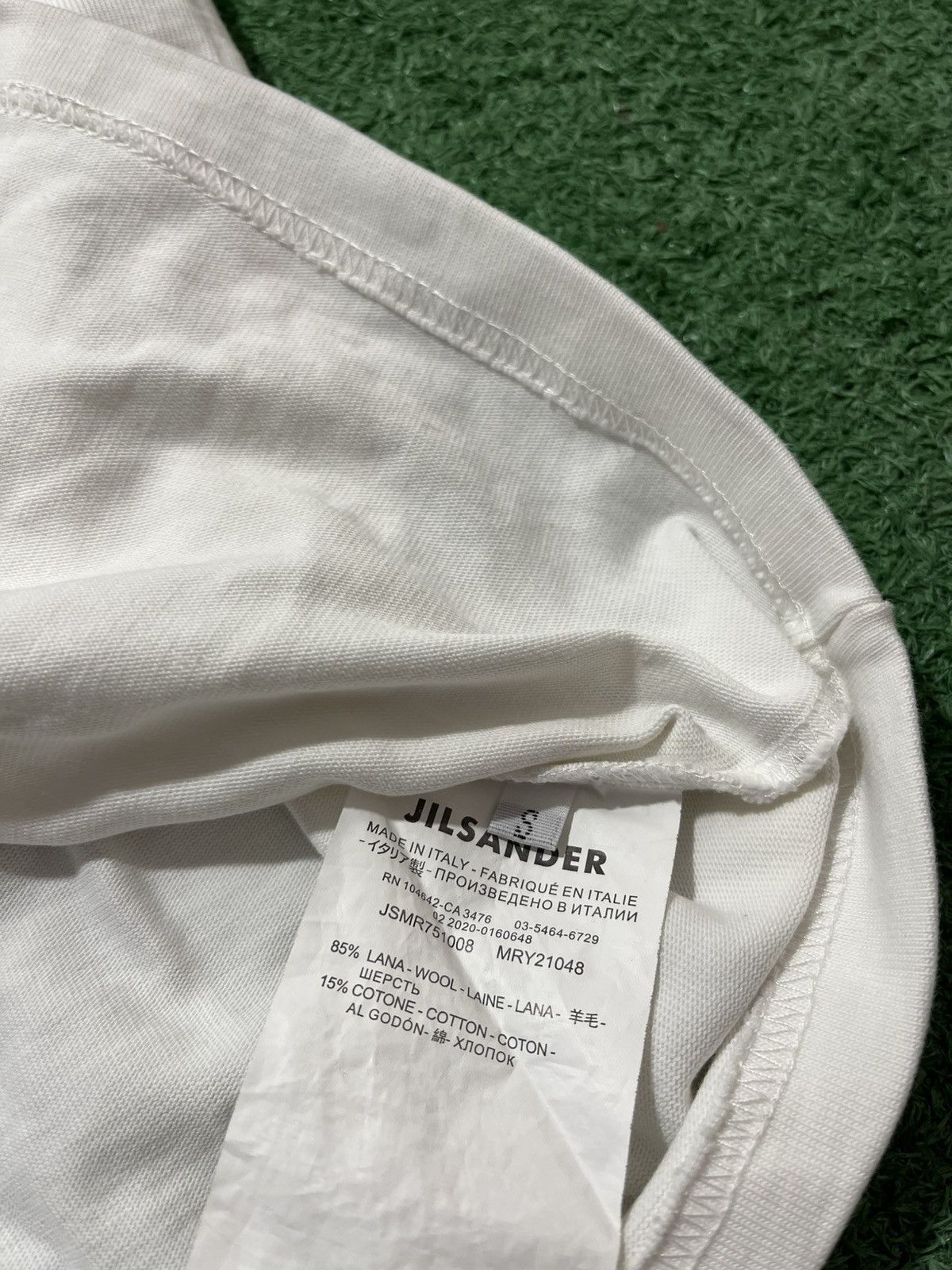 Jil Sander Jil Sander Logo Boxy Tee White Oversize Size US S / EU 44-46 / 1 - 6 Thumbnail