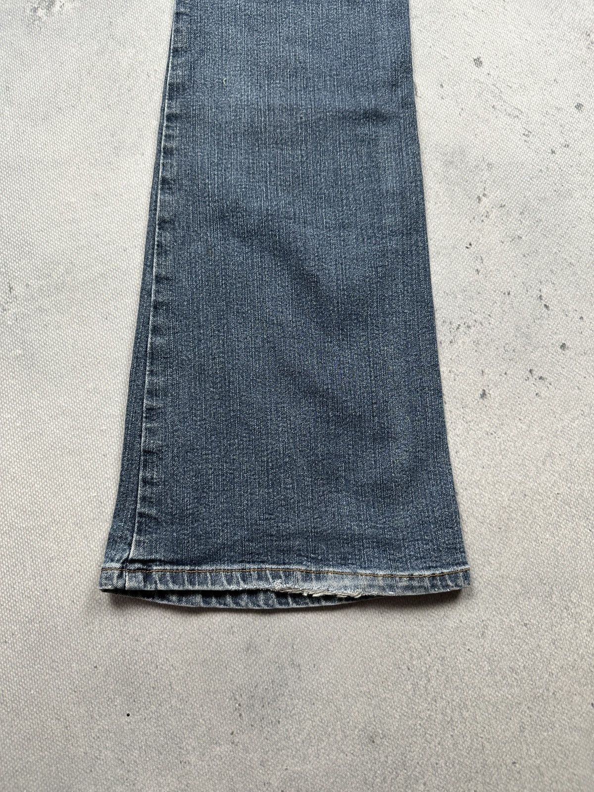 Miss Sixty Miss Sixty Tommy Bootcut Low Rise Blue Denim Flared Jeans Size 28" / US 6 / IT 42 - 10 Thumbnail