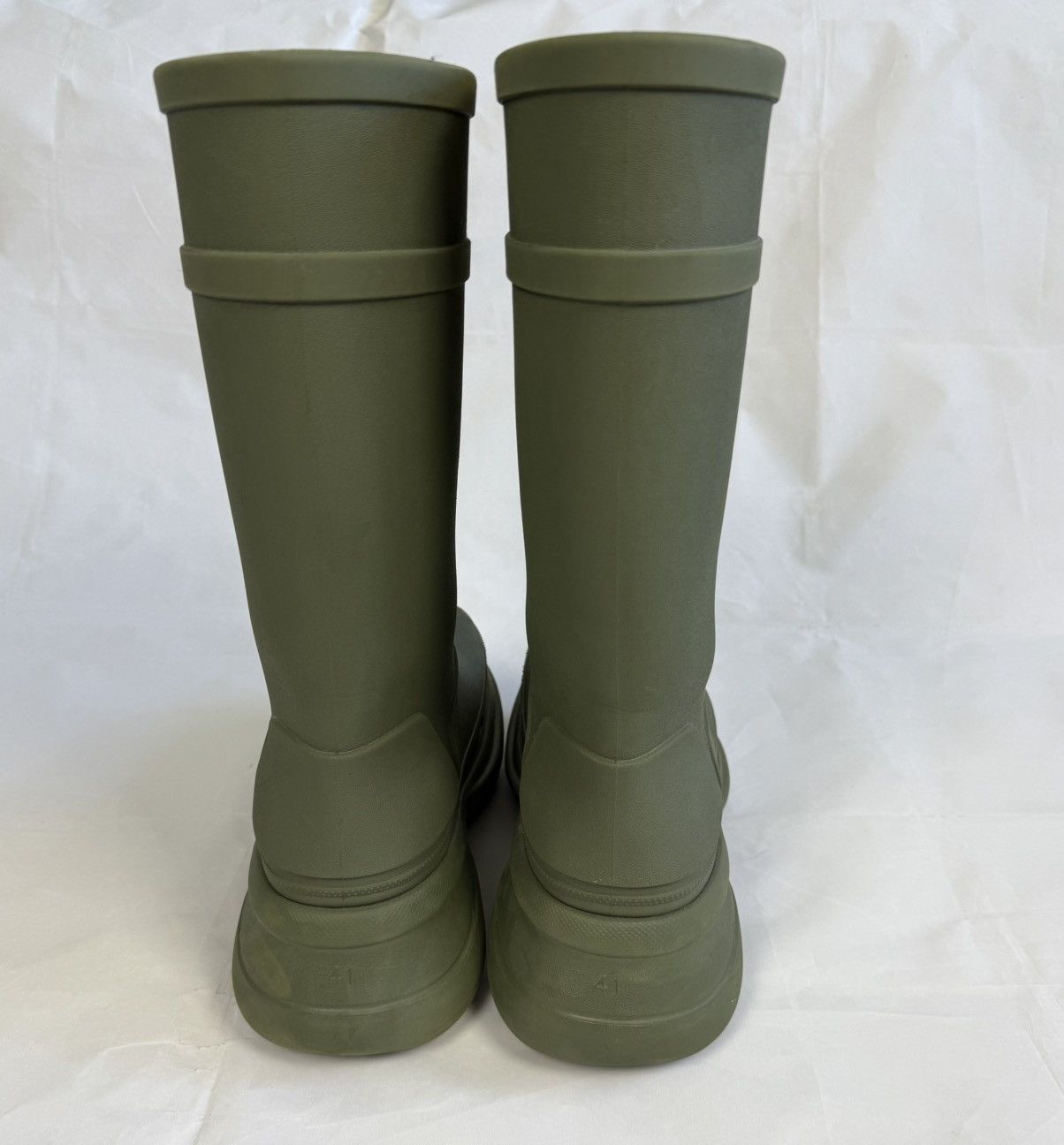 Balenciaga × Crocs Balenciaga Crocs Clog Boot 2.0 ‘Army Green’ SS22 Size US 8 / EU 41 - 4 Thumbnail