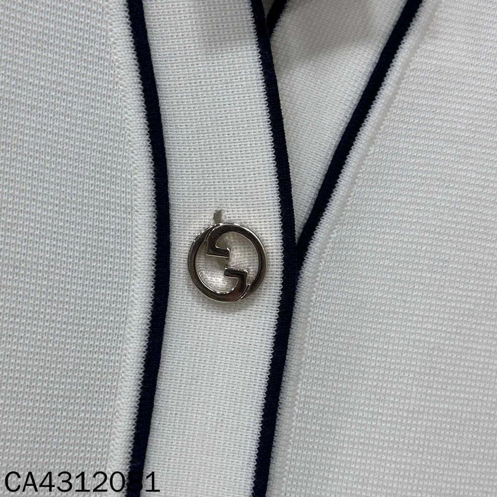 Gucci Gucci white GG button cardigan new L Size L / US 10 / IT 46 - 6 Thumbnail