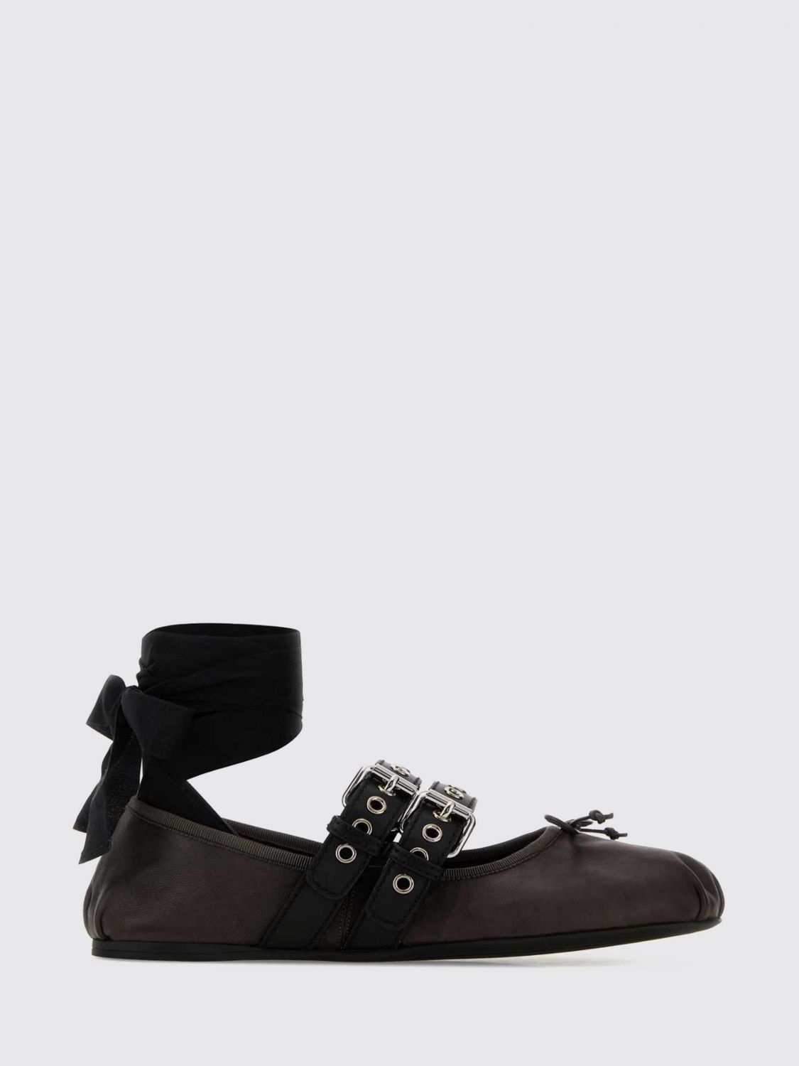 Miu Miu Miu Miu Ballet Flat Woman Dark Size US 10 / IT 40 - 1 Preview