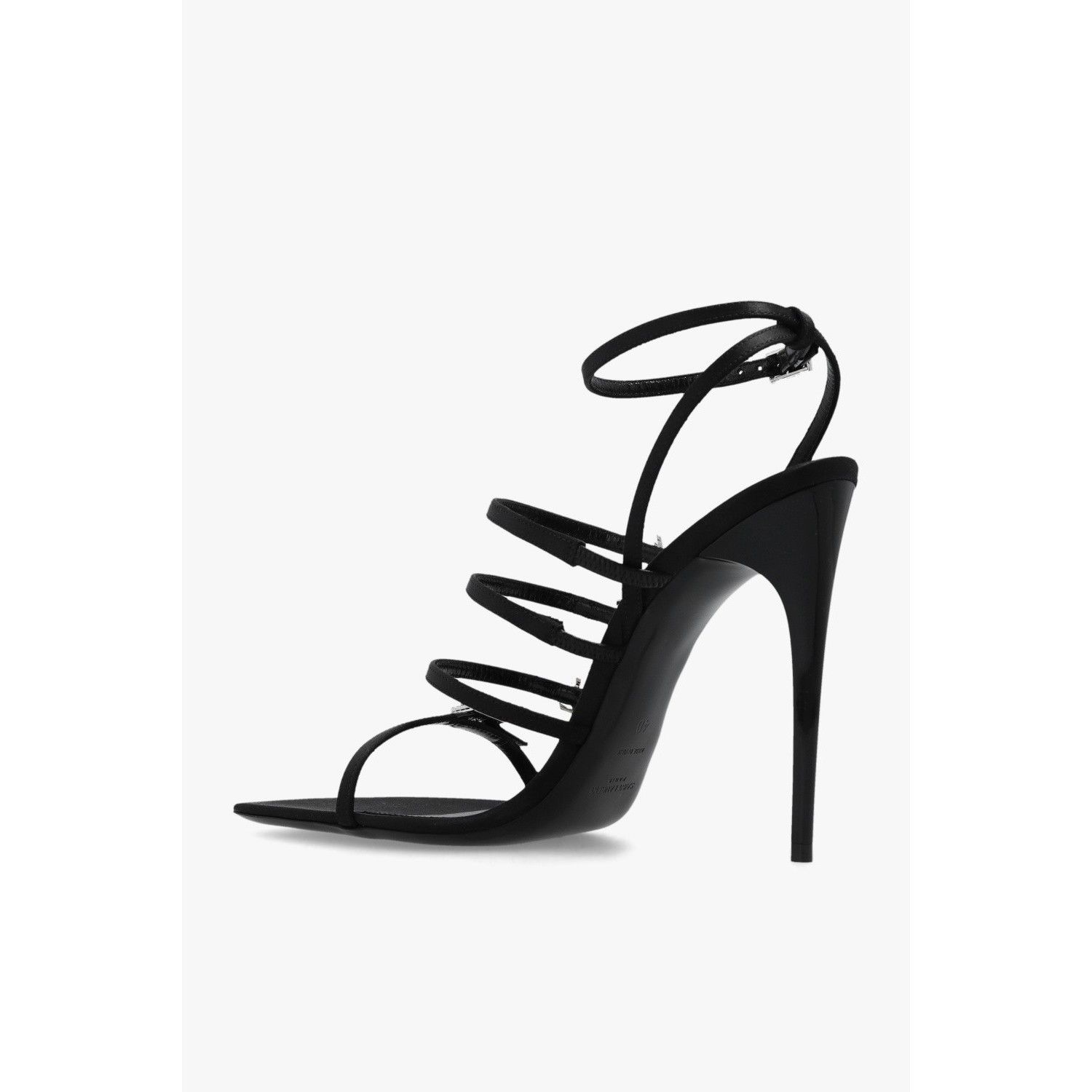 SAINT LAURENT Jerry Black 110mm Sandals New & Authentic (Wom